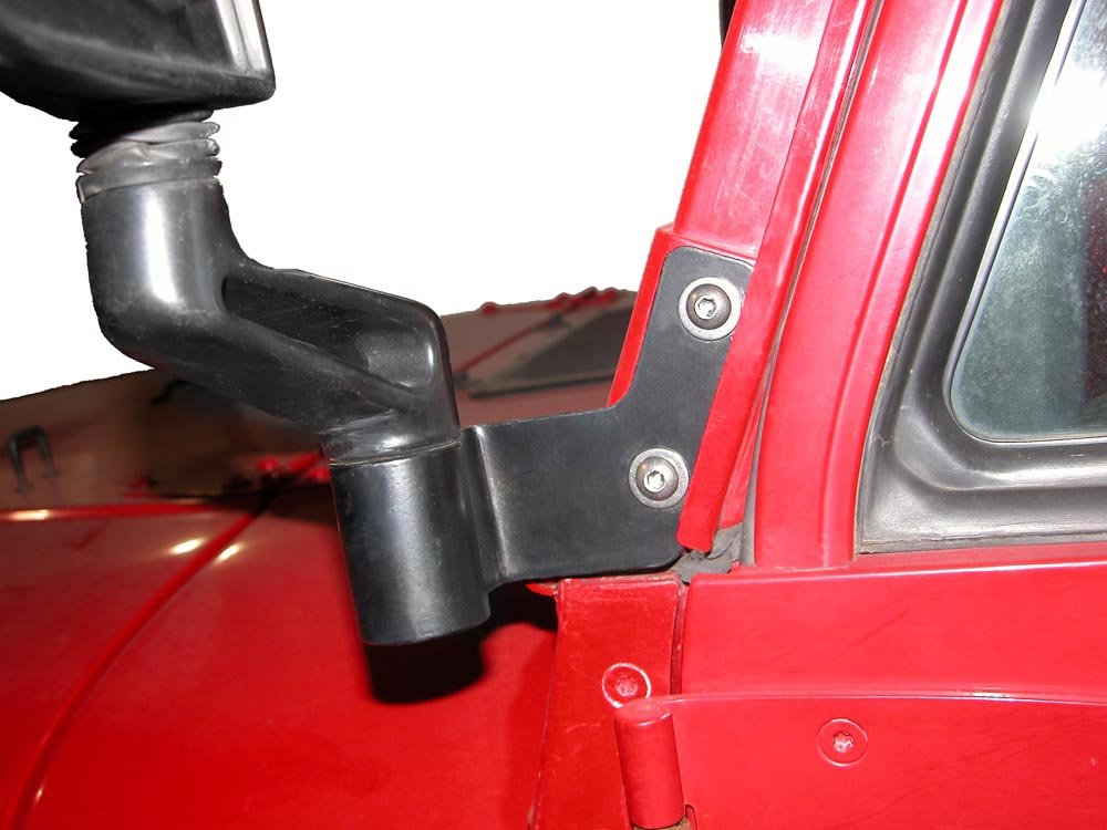 Skid Row Offroad Mirror Relocation Brackets for 8795 Jeep Wrangler YJ Quadratec
