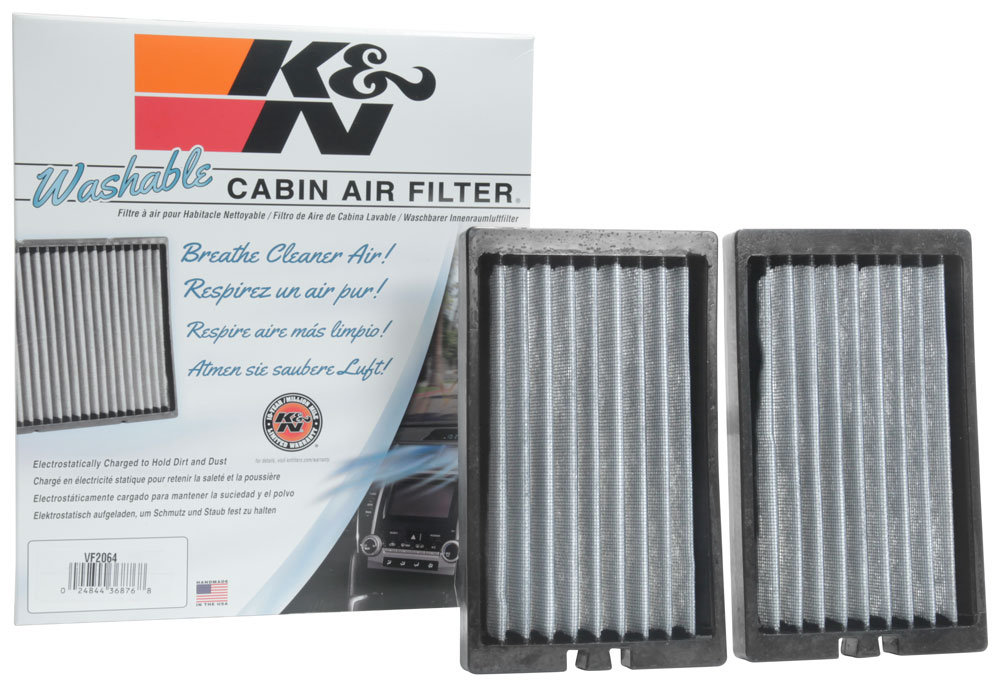 K&N VF2064 Cabin Air Filter for 18-22 Jeep Wrangler JL & Gladiator JT with   or  engines | Quadratec