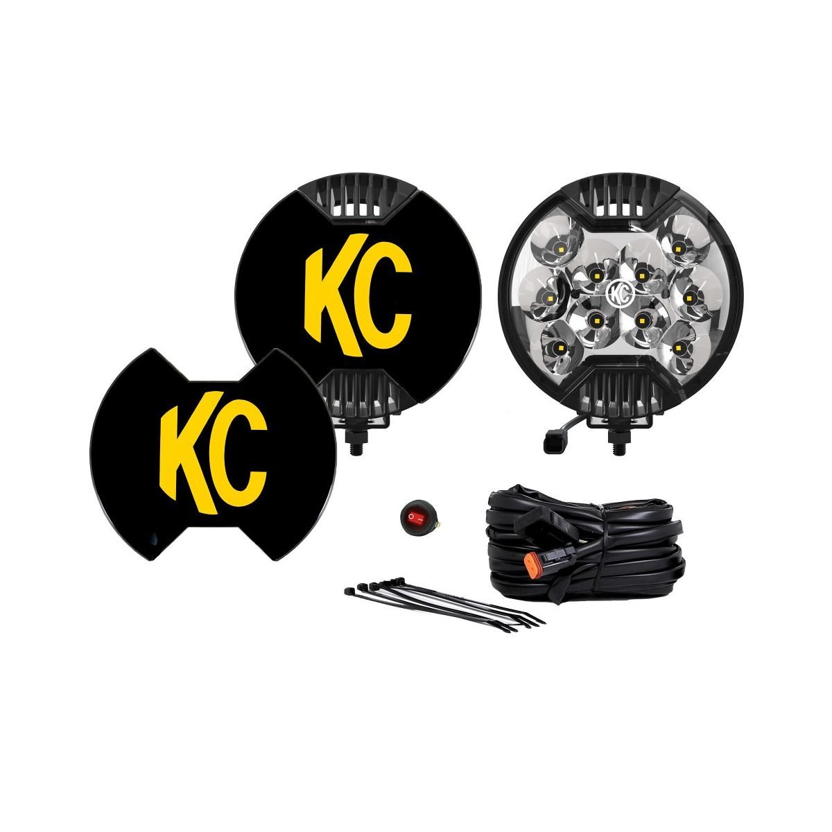 Huh acre Vermelding KC HiLiTES 100 SlimLite LED 6" Pair Pack System | Quadratec