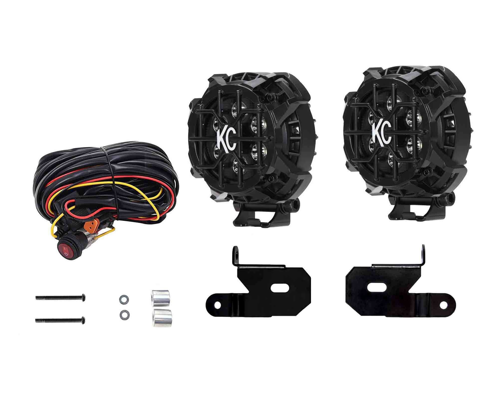 KC | GRAVITY LED PRO6 LIGHT BAR 50" 8 RINGS W BRACKET | JL JT | Off