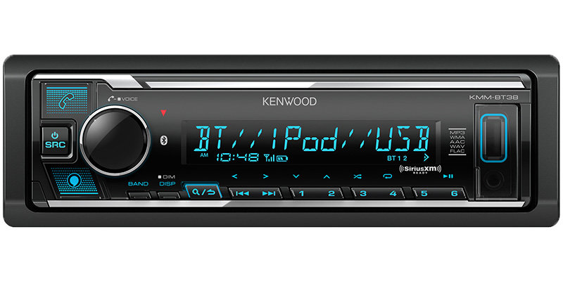 NEW Kenwood KMM-BT232U 1-DIN Car Digital Media Receiver w