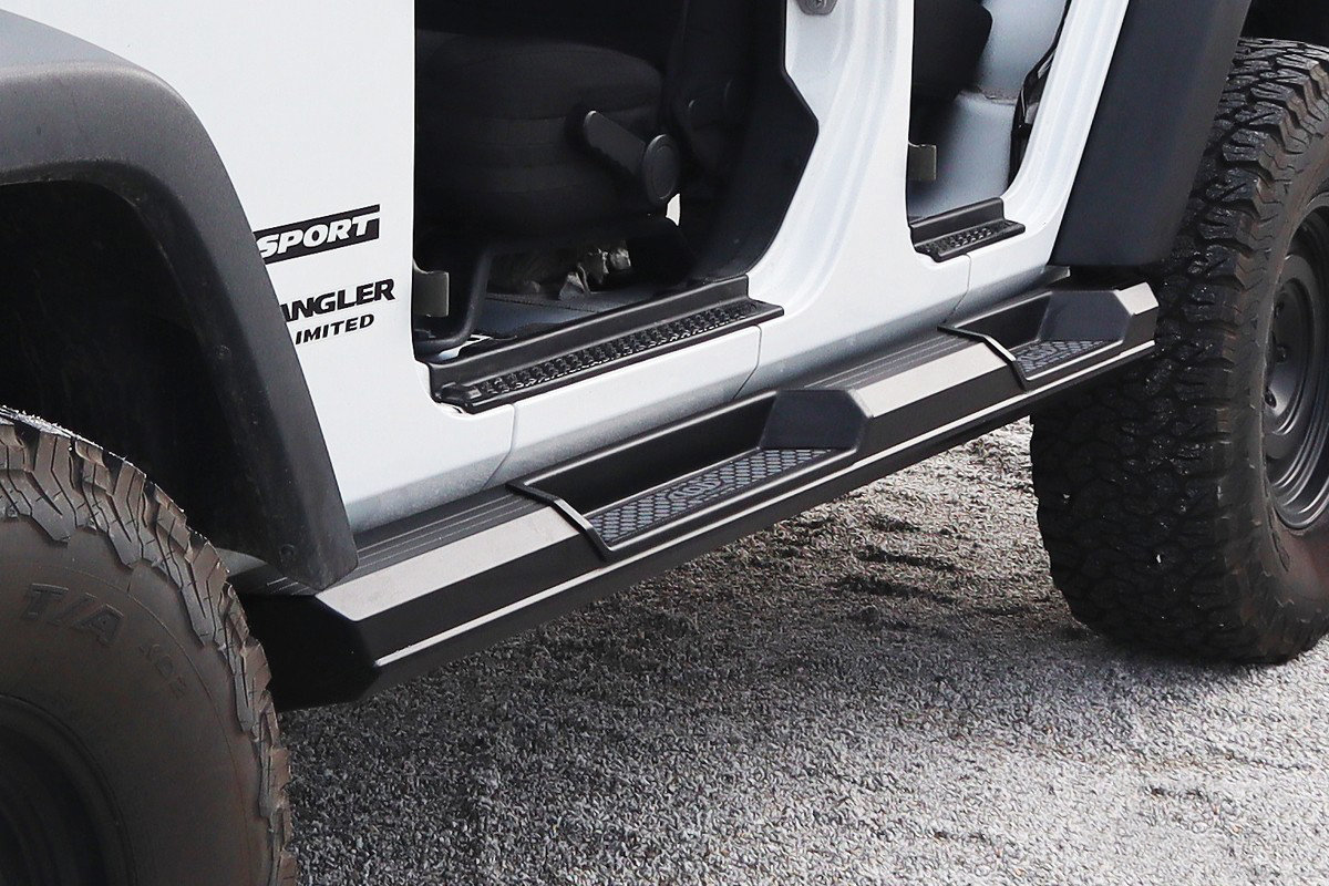 LoD Offroad JRS0761 Armor Lite RockSliders for 07-18 Jeep Wrangler JK  Unlimited 4-Door