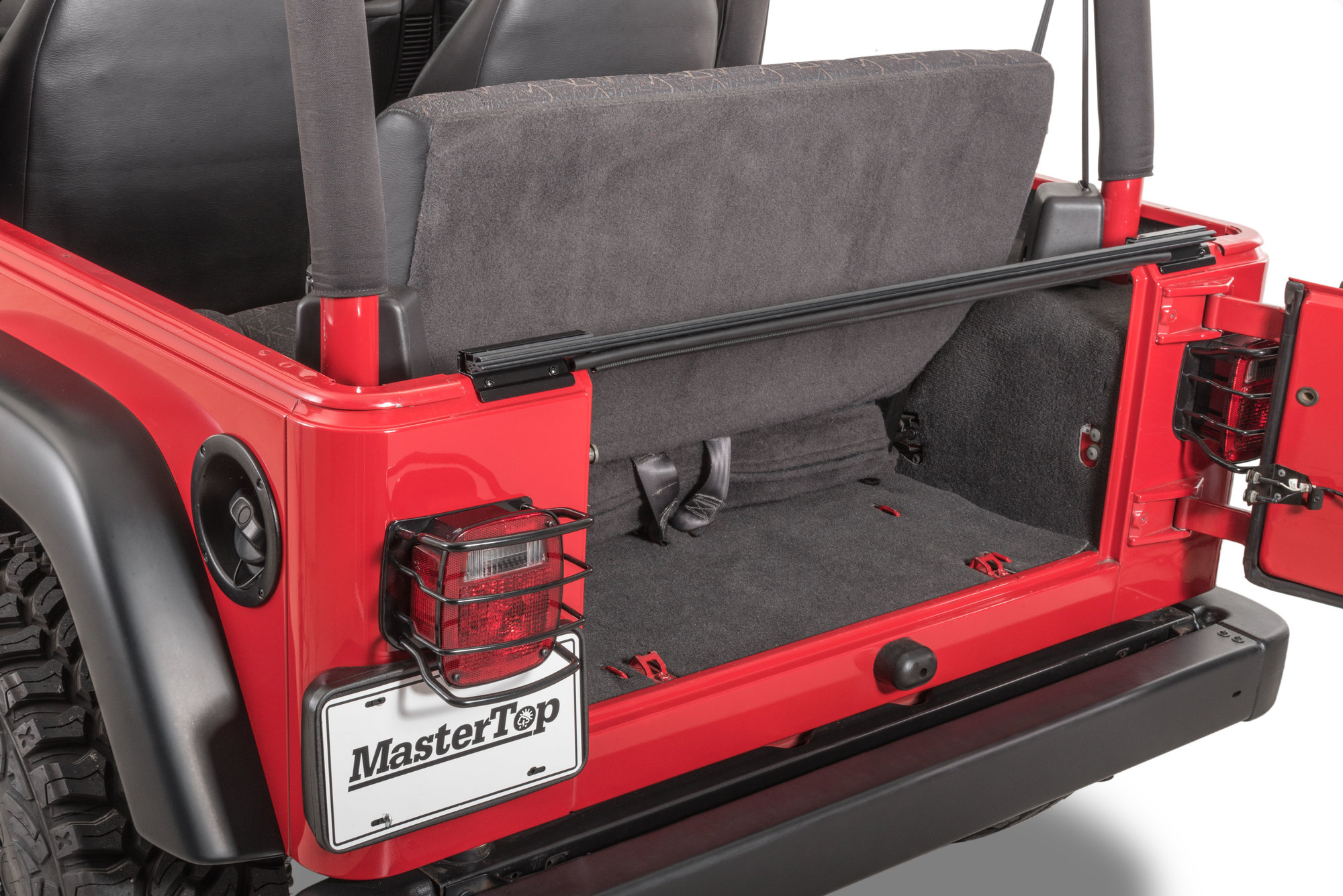 Mastertop Tailgate Bar Kit For 87 06 Jeep Wrangler Yj Tj And Unlimited