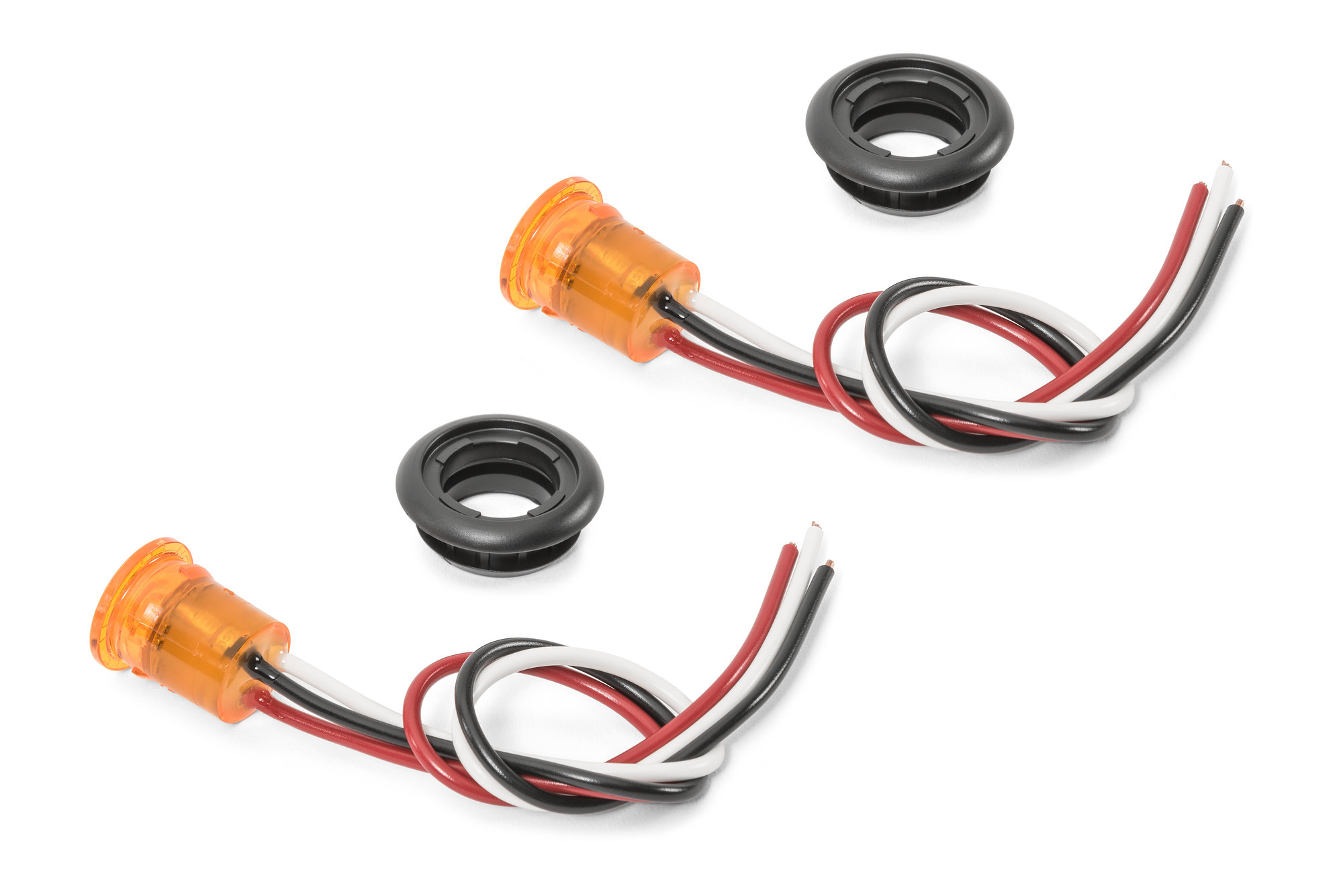 MCE Fenders 3/4" Amber LED Marker Light Pair for MCE Fenders Flares