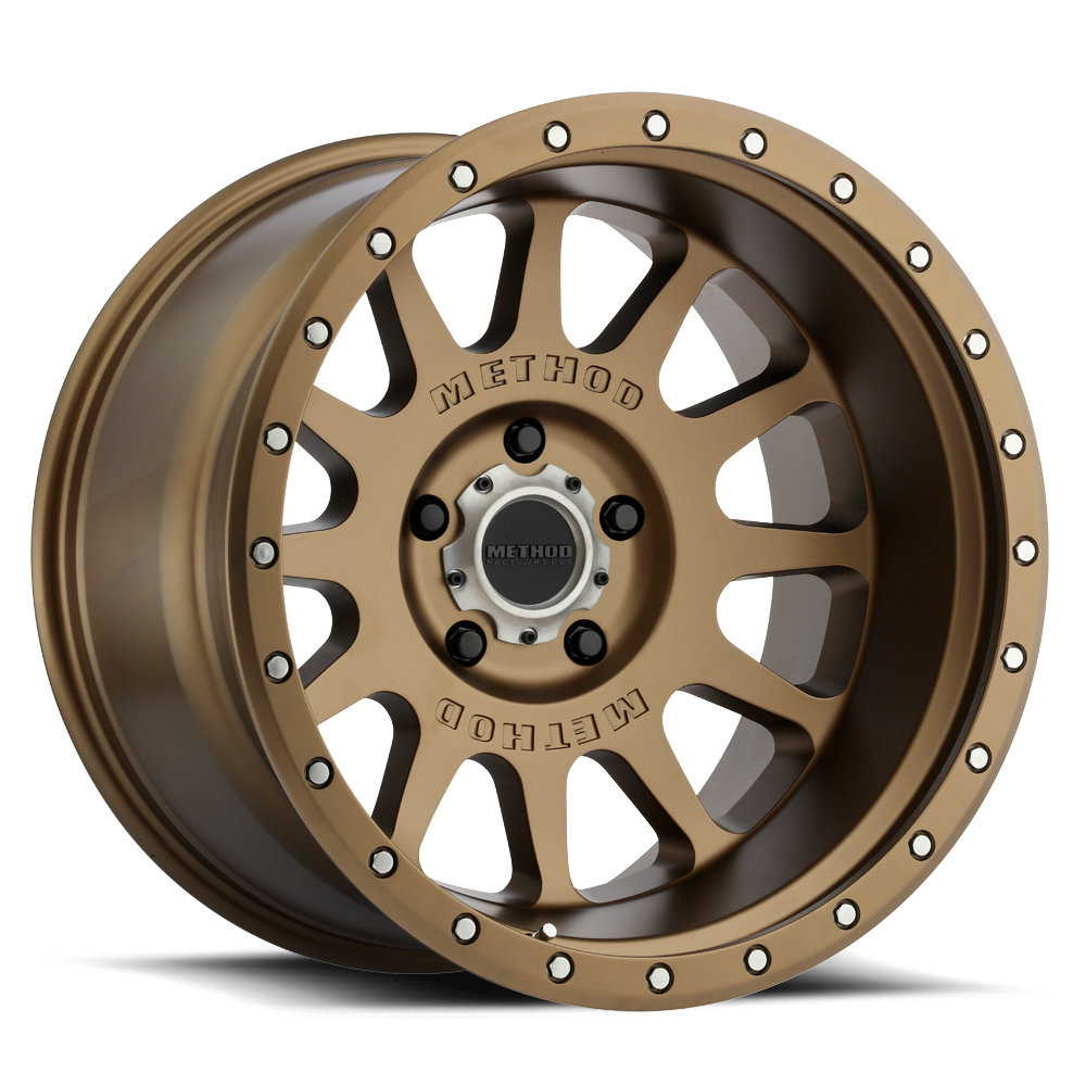 Method Race Wheels MR605 Simulated Beadlock Alloy Wheel in Bronze for 0718 Jeep Wrangler JK and