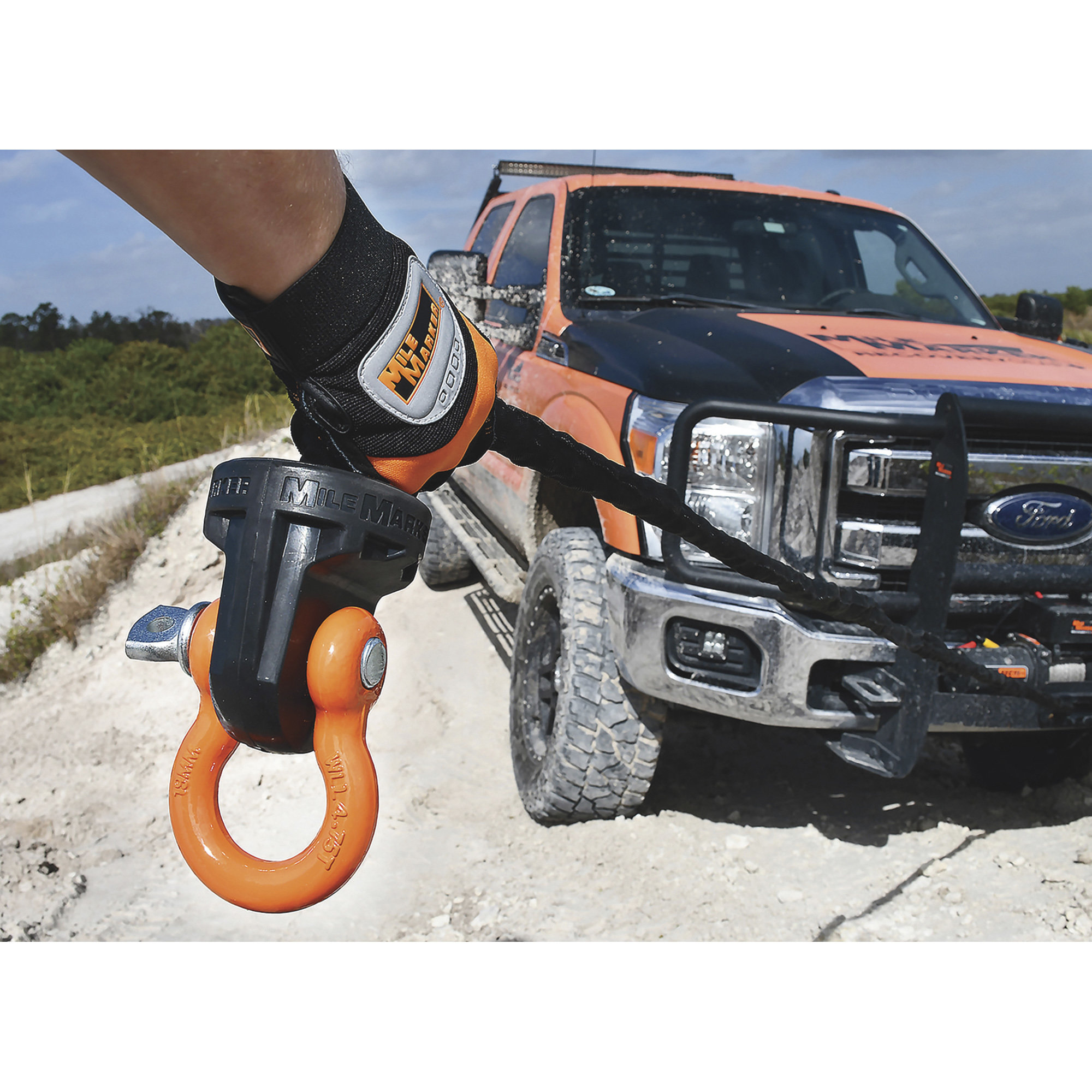 thumbnail image 2 of Mile Marker 60 12166 Winch Shackle Mount Fits Mile Marker... 2 of 13