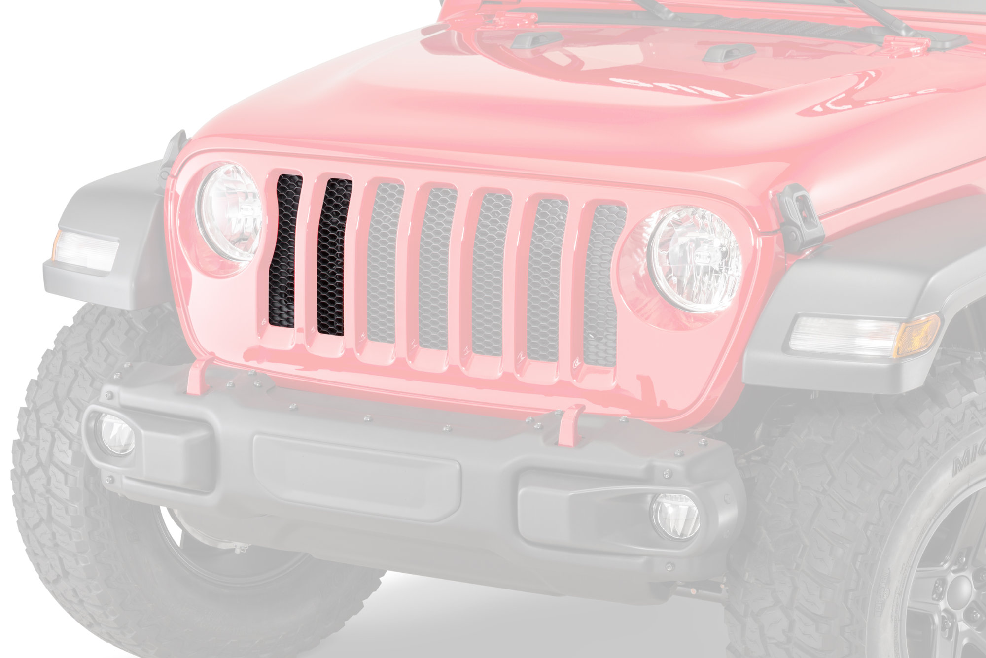 Mopar Honeycomb Grille Insert for 18-22 Jeep Wrangler JL | Quadratec