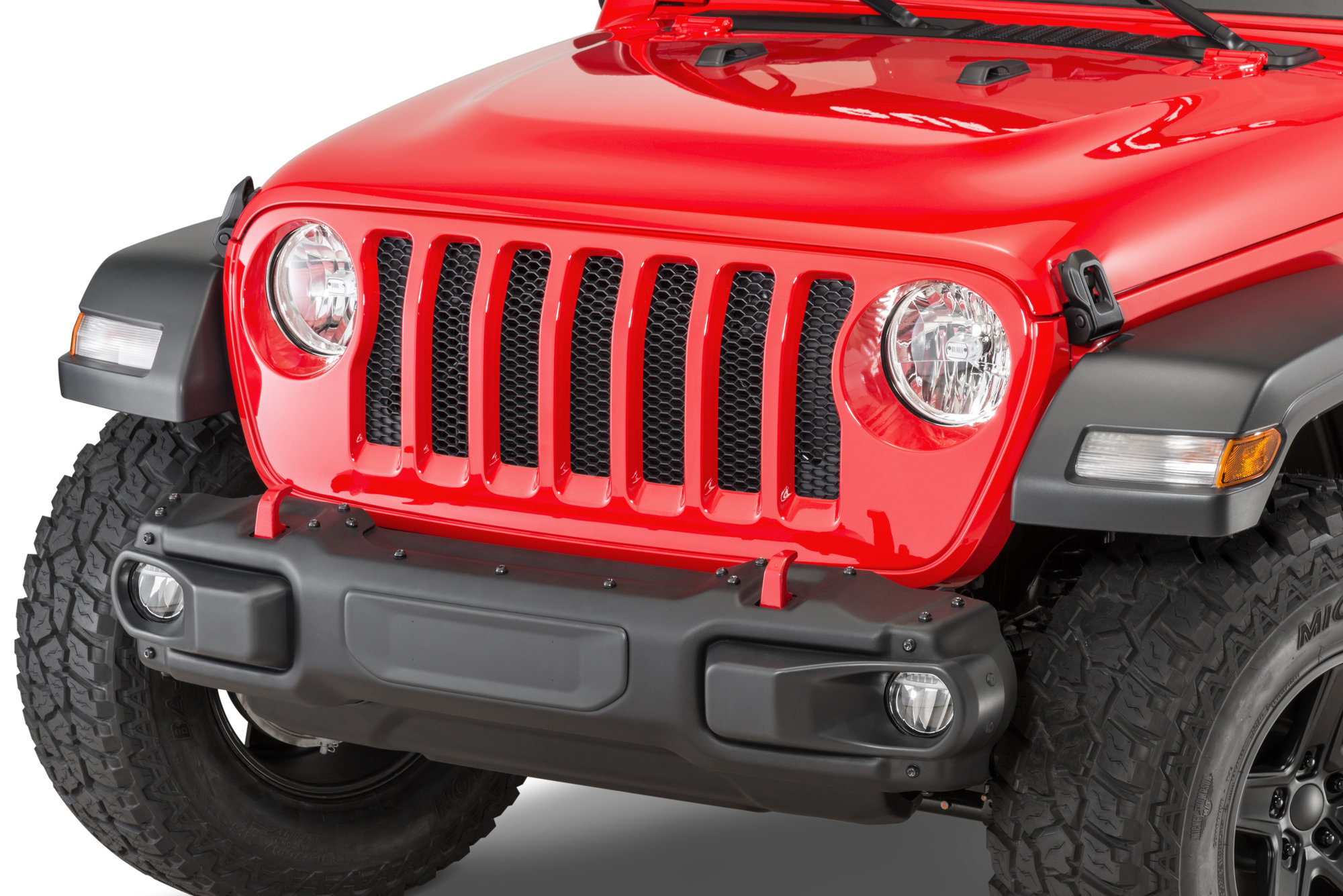 Mopar 3 Piece Grille Insert Set for 18-21 Jeep Wrangler JL | Quadratec