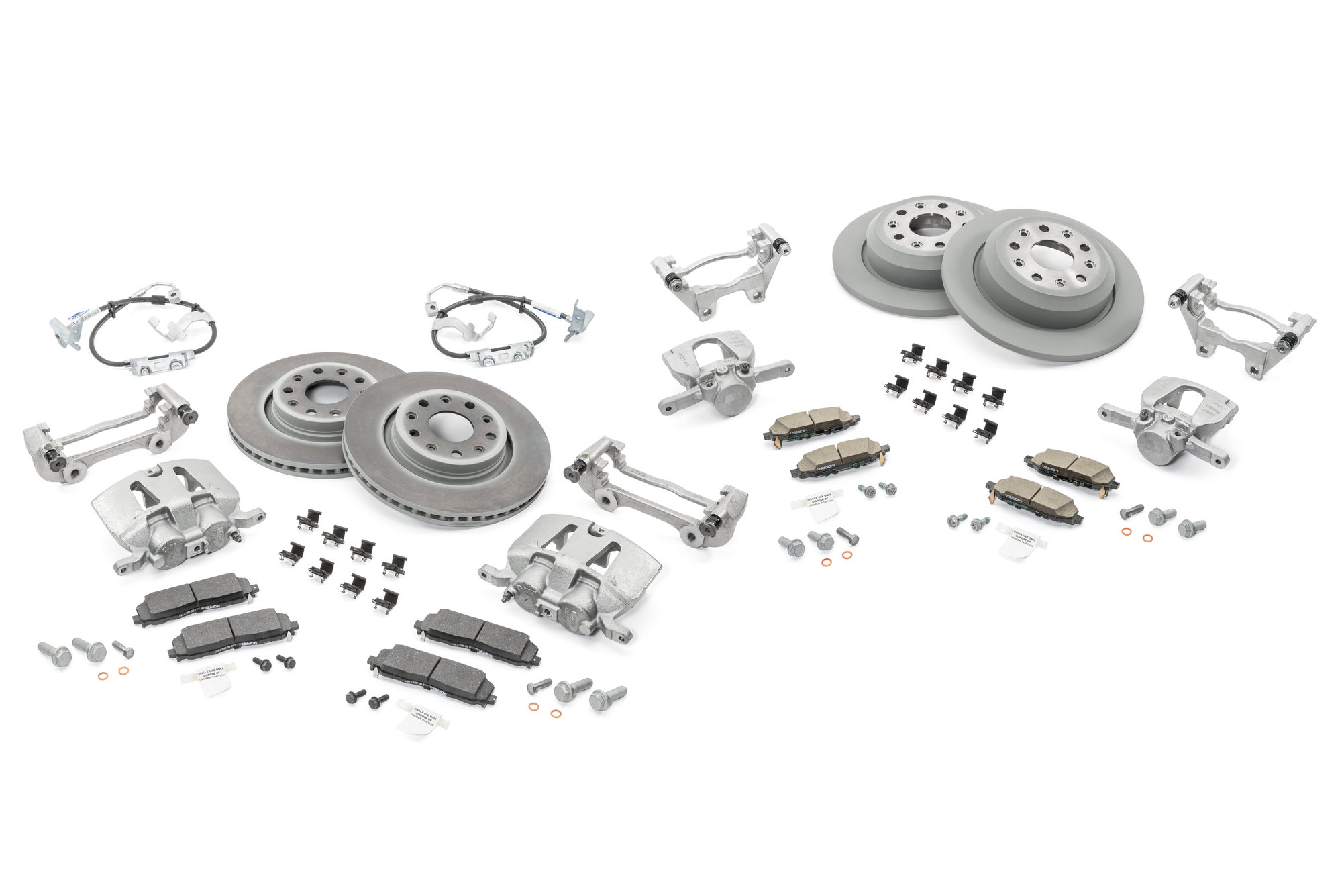 Mopar 77072434 Front & Rear Big Brake Kit for 18-19 Jeep ...