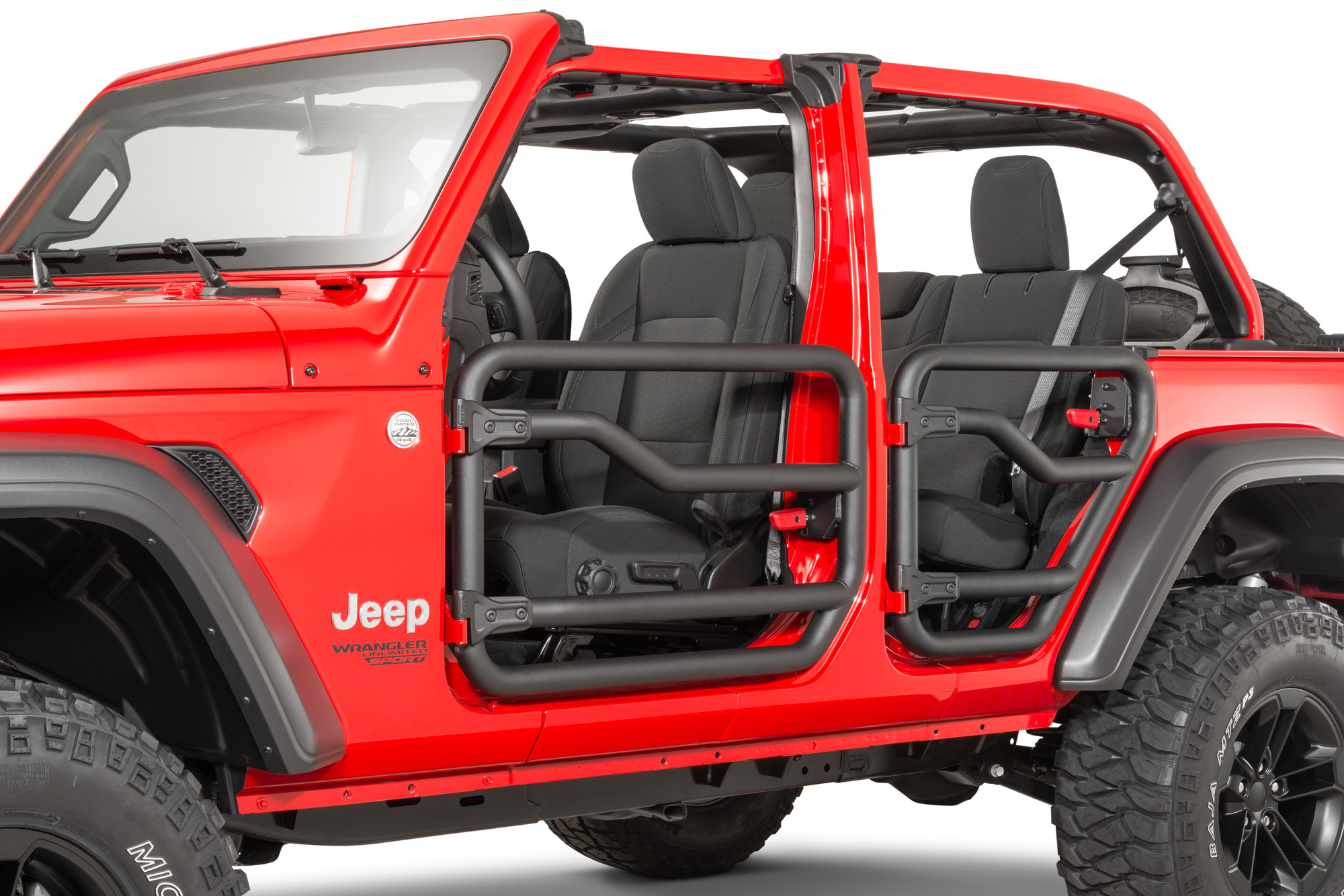 Arriba 86+ imagen tube door jeep wrangler