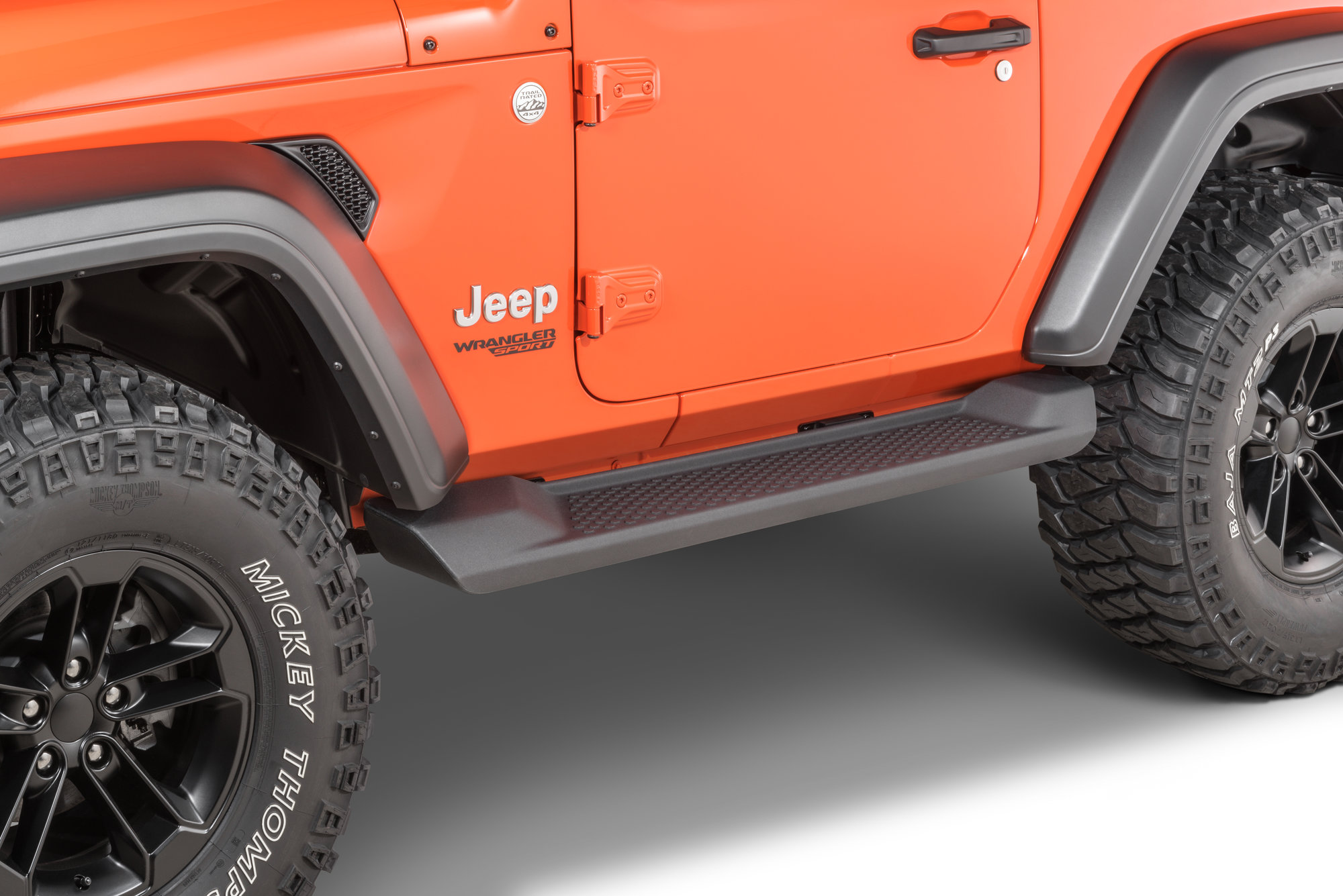 Mopar 82215145 Production Style Side Steps for 18-21 Jeep Wrangler JL 2  Door | Quadratec