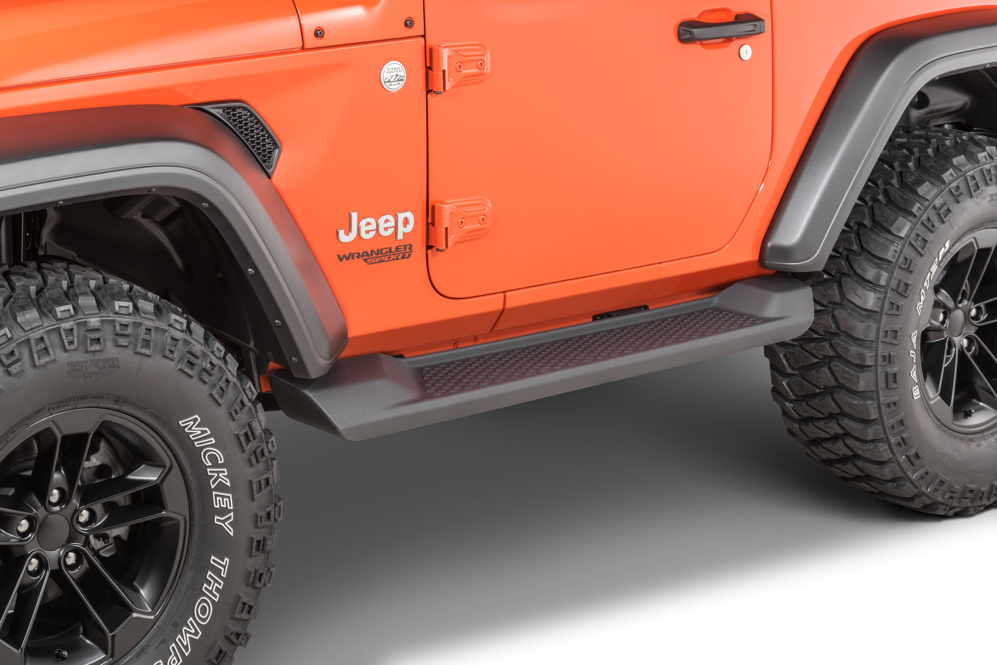 Mopar Tubular Side Steps for 2007-2018 Wrangler JK 