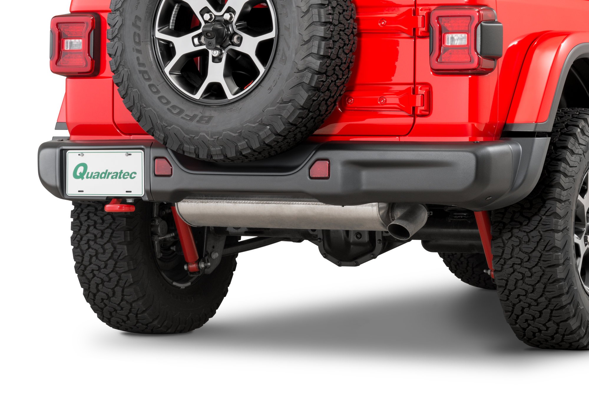 Mopar 82215342 Rubicon Rear Bumper in Steel for 18-20 Jeep Wrangler JL |  Quadratec