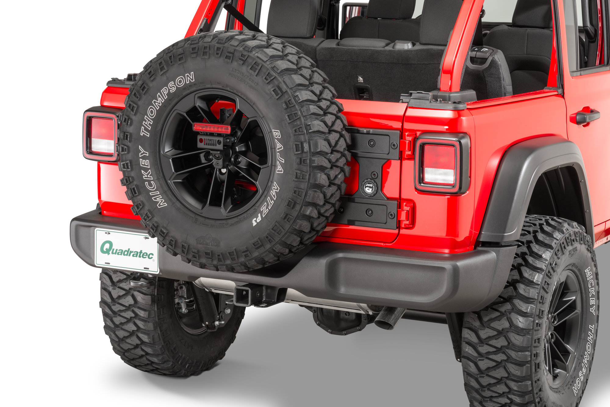 Mopar 82215355 Oversize Spare Tire Carrier Mounting Bracket Kit for 18-21 Jeep  Wrangler JL | Quadratec