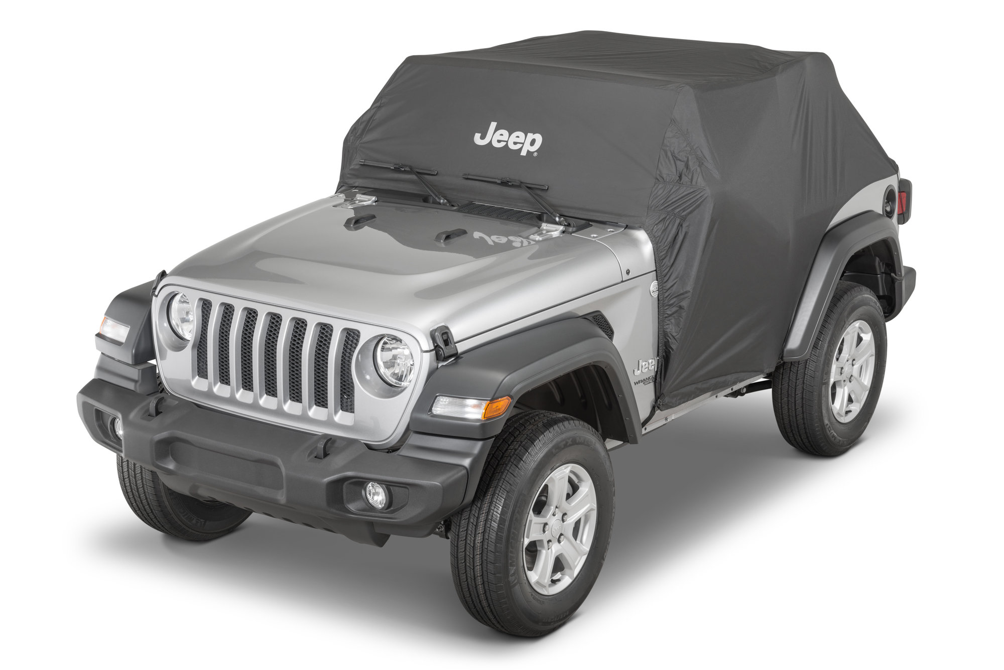 JEEP WRANGLER Black Water Resistent Nylon Cab Cover With Jeep Logo NEW OEM MOPAR