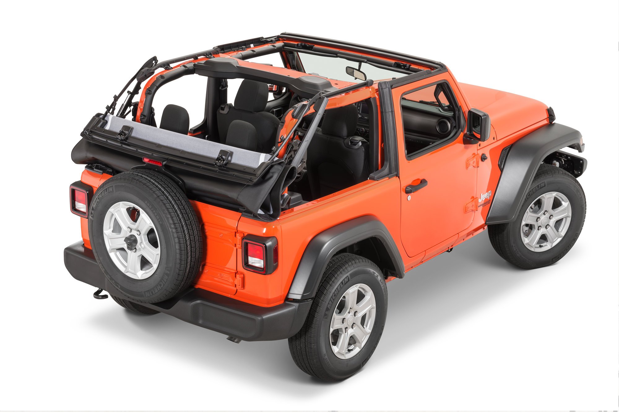 Top 87+ imagen jeep wrangler 2 door soft top