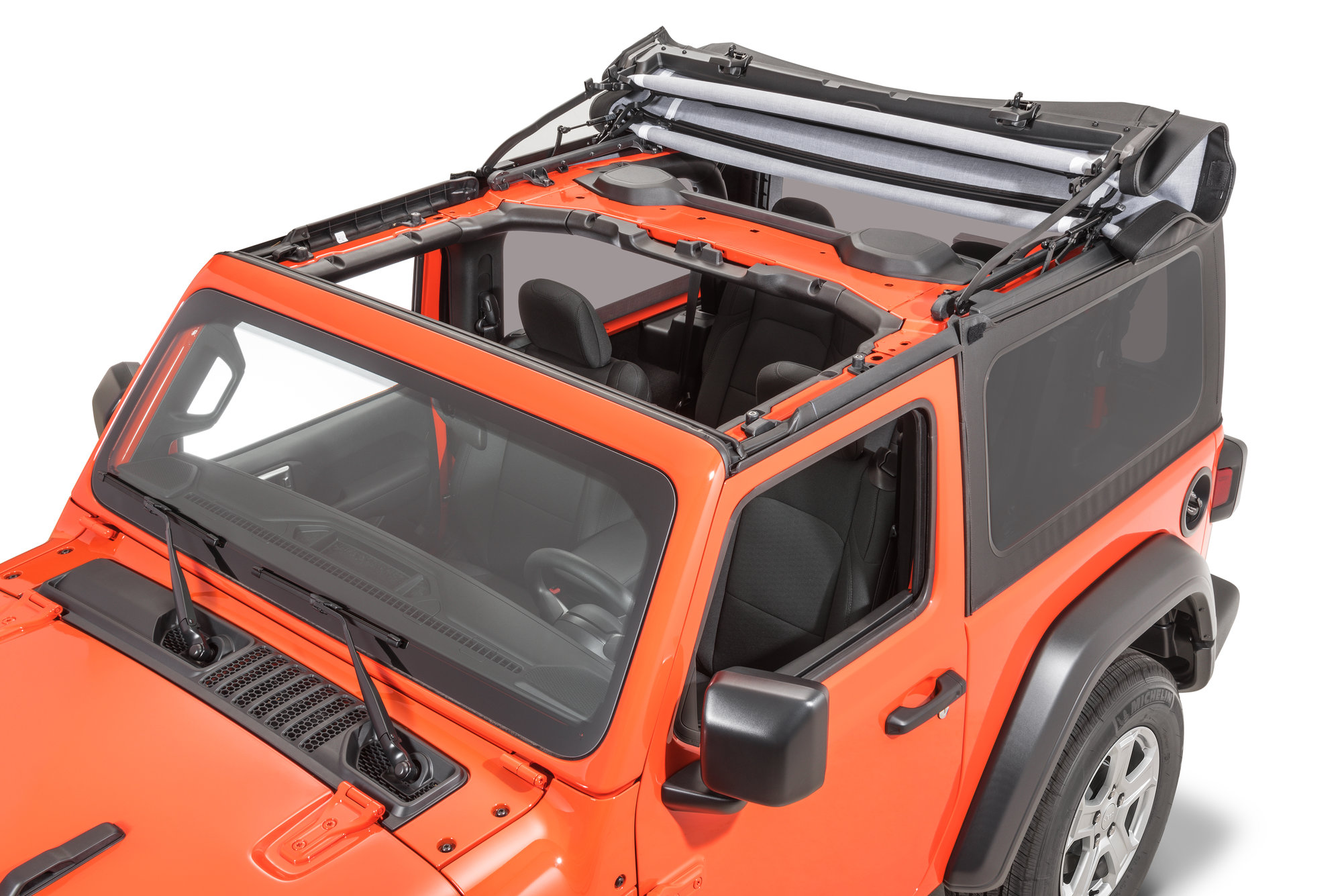 Mopar Sailcloth Soft Top Kit for 18-22 Jeep Wrangler JL 2-Door | Quadratec