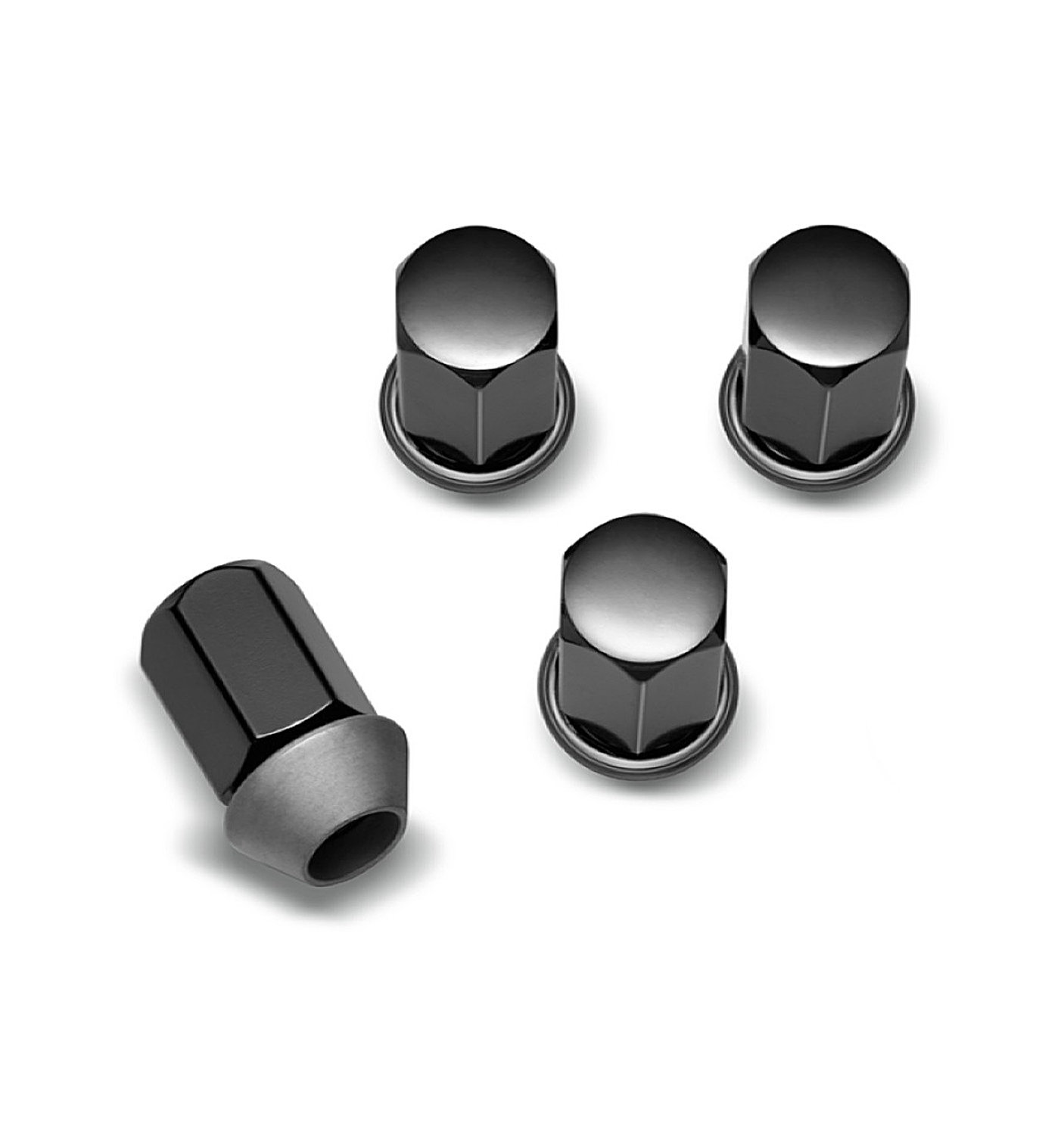 Mopar 82216113AA Black Lug Nut Kit for 18-23 Jeep Wrangler JL and Gladiator  JT | Quadratec