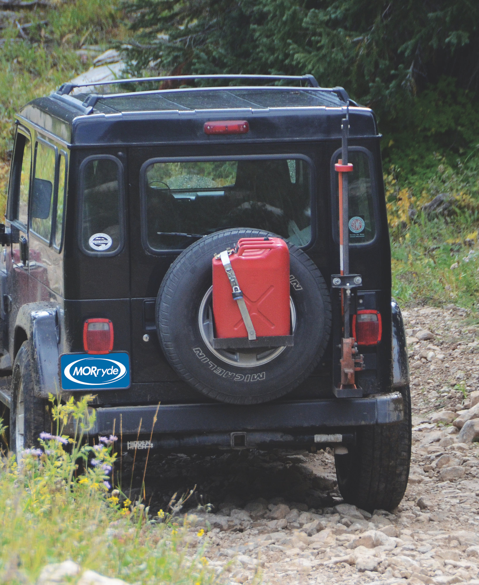 MORryde Spare Tire Jerry Can Mount for 87-18 Jeep Vehicles | Quadratec
