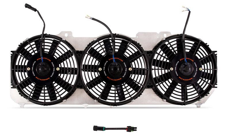 Mishimoto Performance Aluminum Fan Shroud with Electric Fans for 89-01 Jeep  Cherokee XJ  | Quadratec