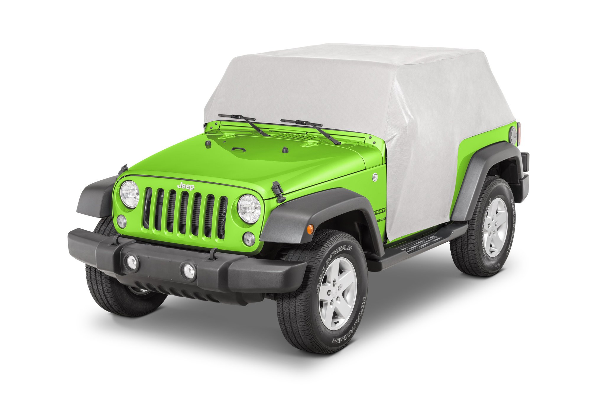 MasterTop 11120309 Five Layer Weatherproof Full Door Cab Cover for 07-18 Jeep  Wrangler JK | Quadratec