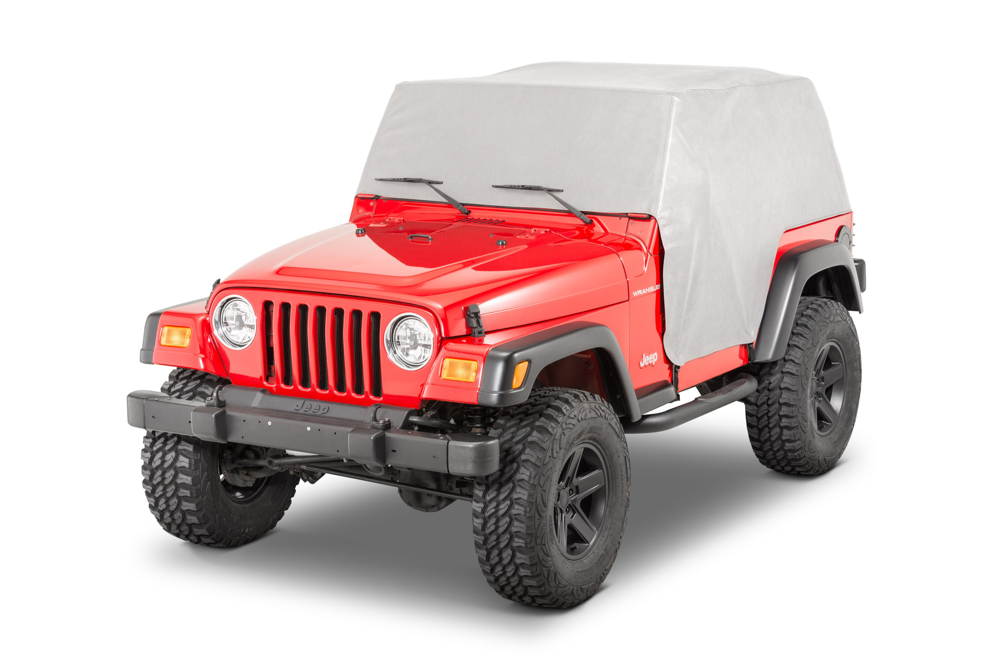 MasterTop 11120009 Five Layer Weatherproof Full Door Cab Cover for 92-06 Jeep  Wrangler YJ & TJ | Quadratec