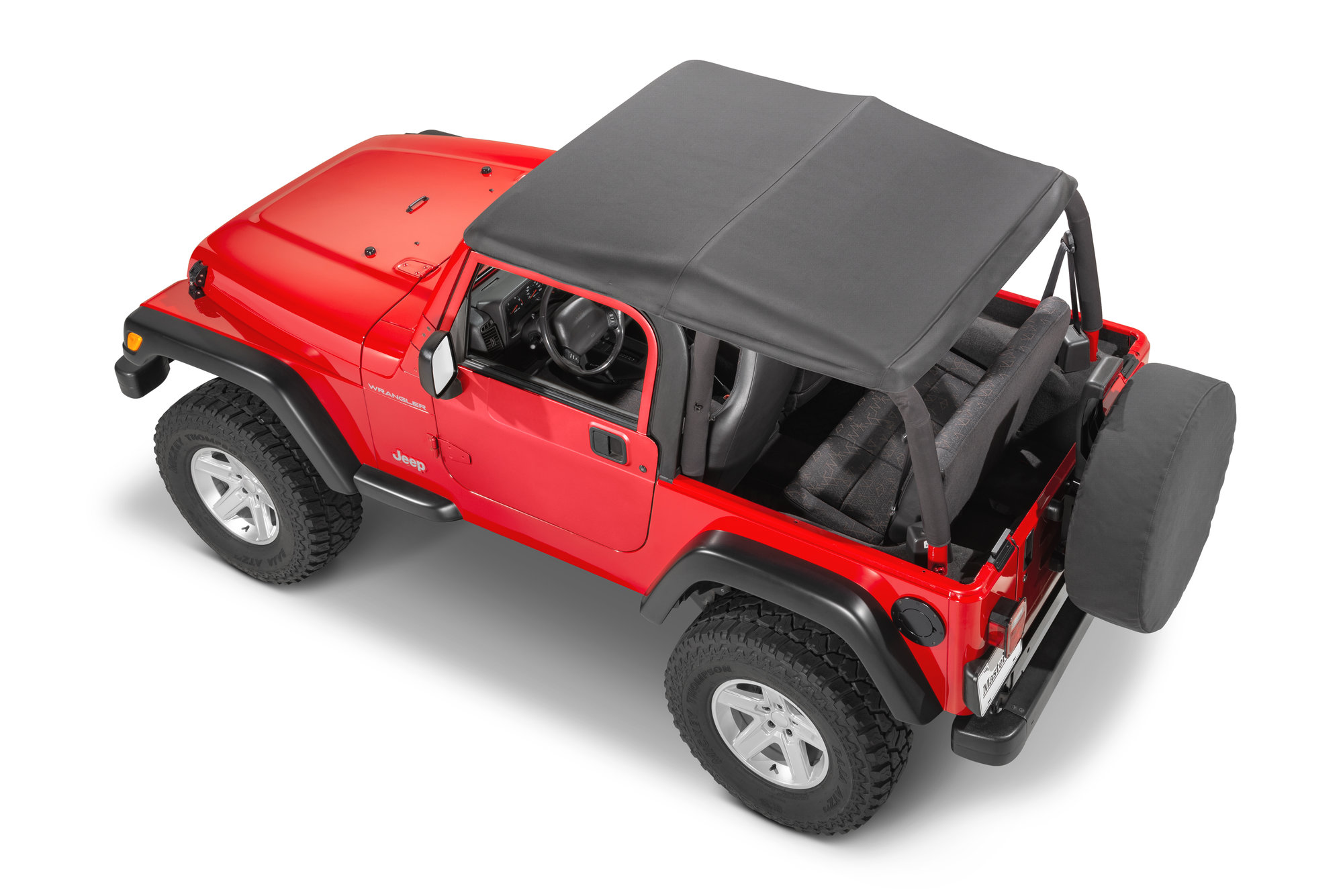 MasterTop SkyMaster® Fastback Fabric Only Replacement Soft Top for 97-06 Jeep  Wrangler TJ | Quadratec