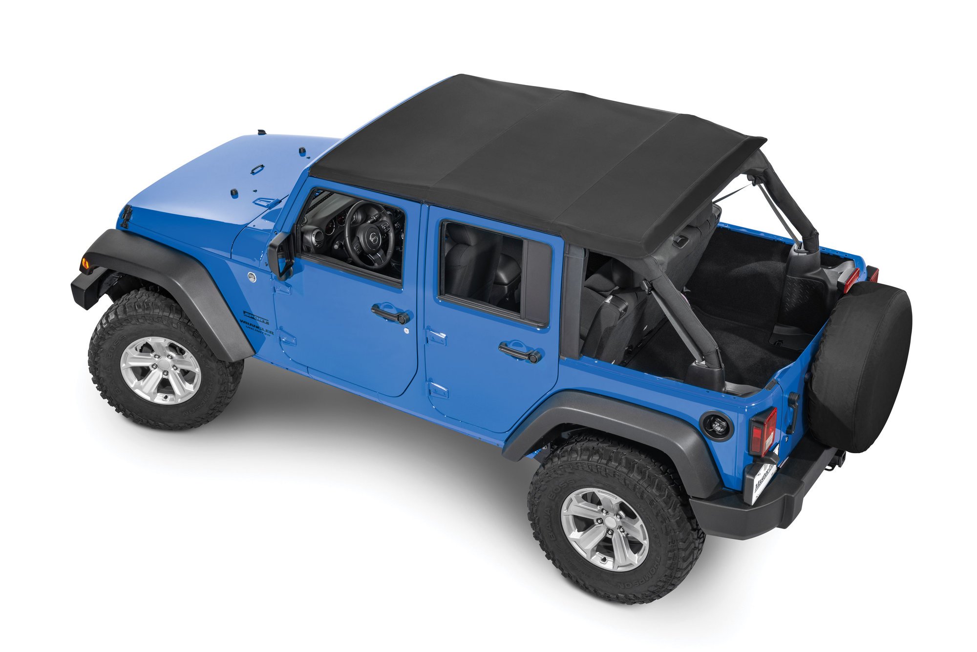 MasterTop SkyMaster® Frameless Fastback Soft Top for 07-18 Jeep Wrangler JK  Unlimited | Quadratec