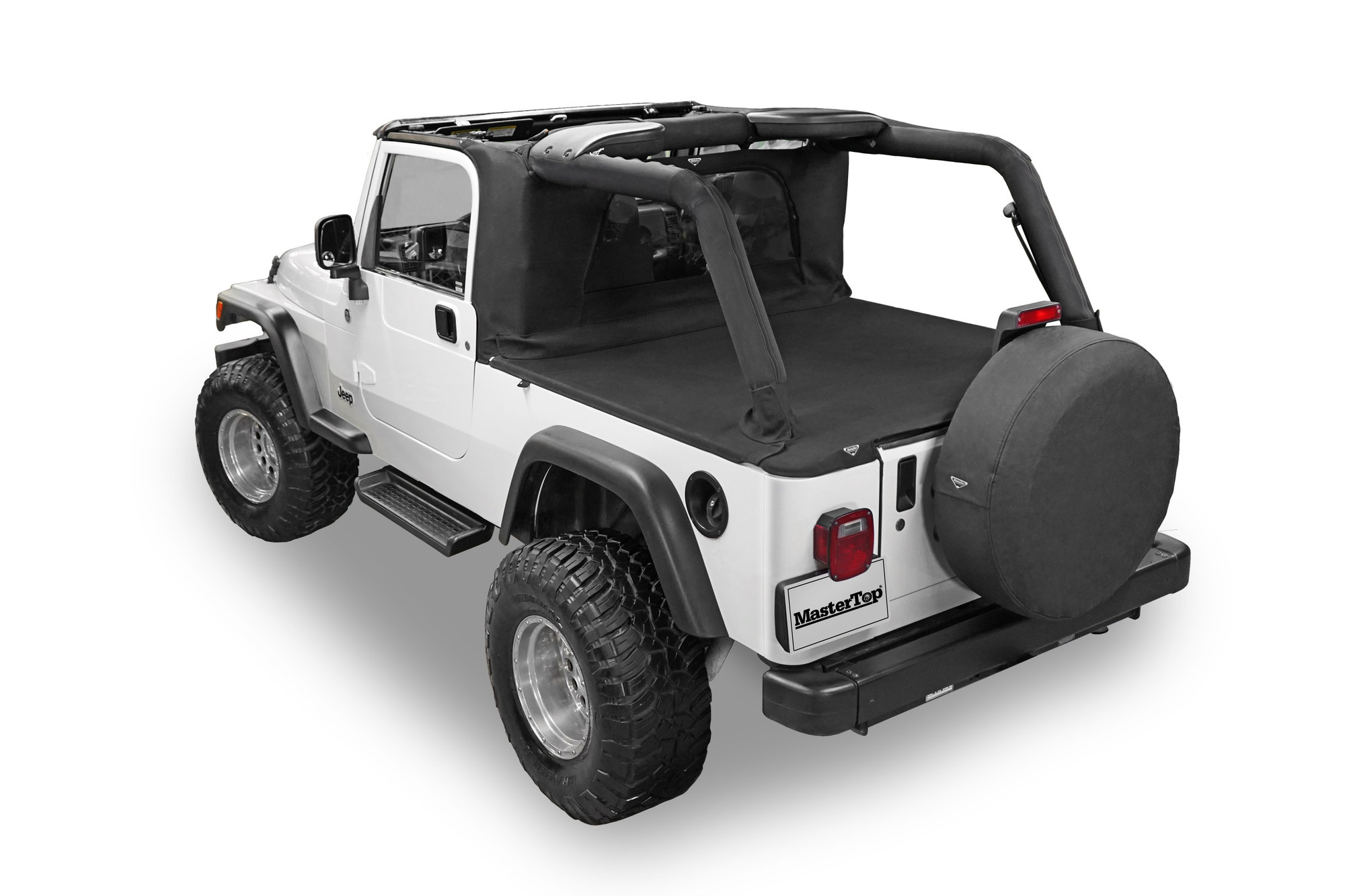 MasterTop 14810024 Ultimate Summer Combo in MasterTwill Fabric for 04-06 Jeep  Wrangler Unlimited LJ | Quadratec