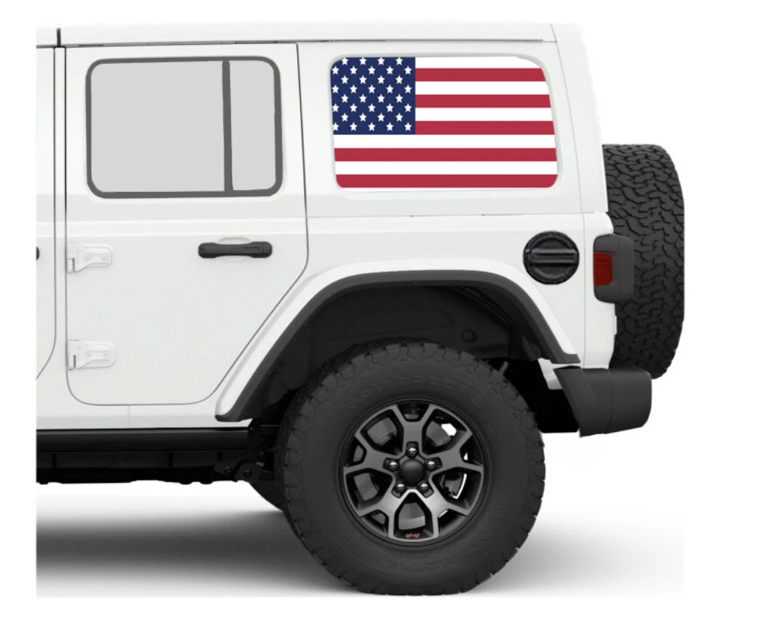 Under The Sun Inserts Side Window Decal for 07-22 Jeep Wrangler JK and JL  Unlimited | Quadratec