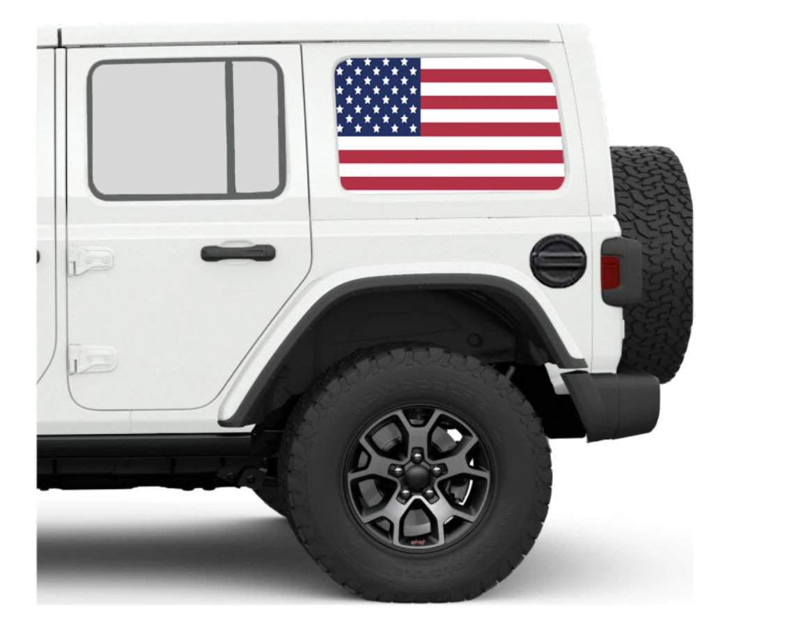 Under The Sun Inserts Side Window Decal for 07-22 Jeep Wrangler JK and JL Unlimited | Quadratec Under The Sun Inserts Side Window Decal for 07-22 Jeep Wrangler JK and JL Unlimited | Quadratec