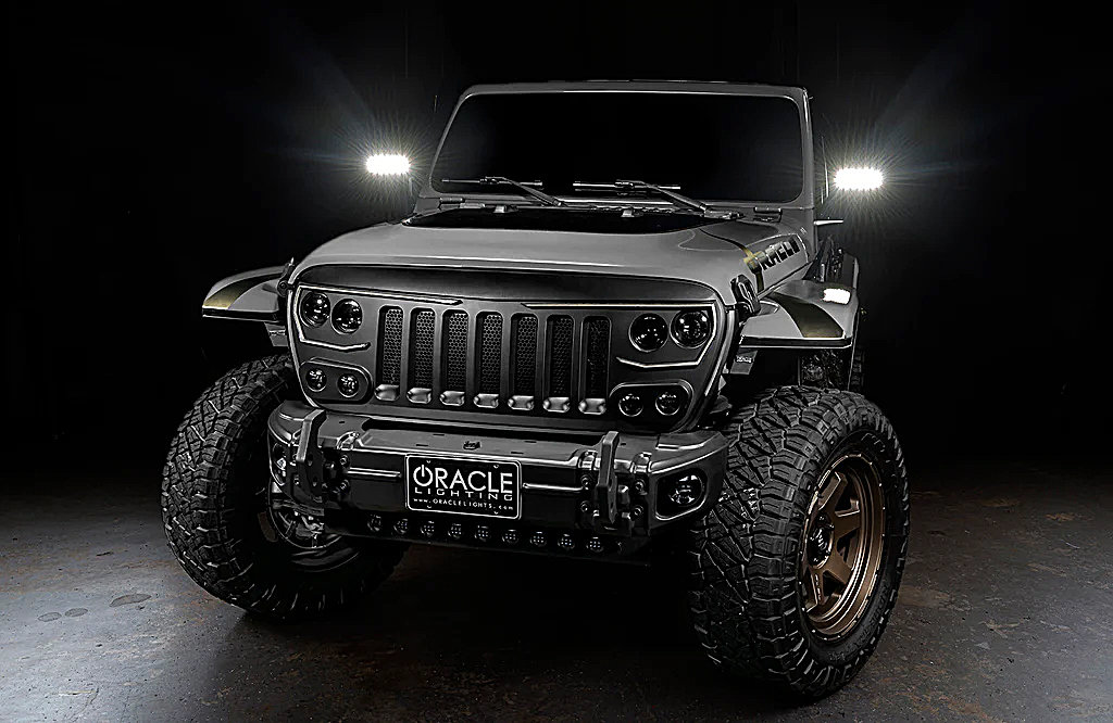 Oracle Lighting 5855-001 LED Off-Road Side Mirrors for 18-22
