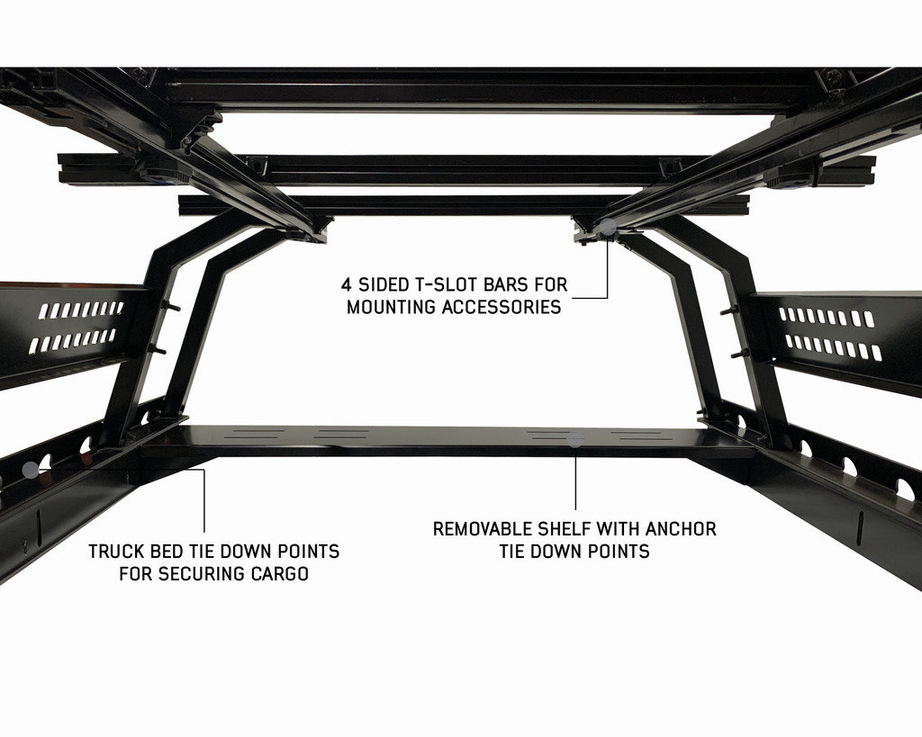 Overland Vehicle Systems 22030101 Discovery Rack Mid Size Truck Bed
