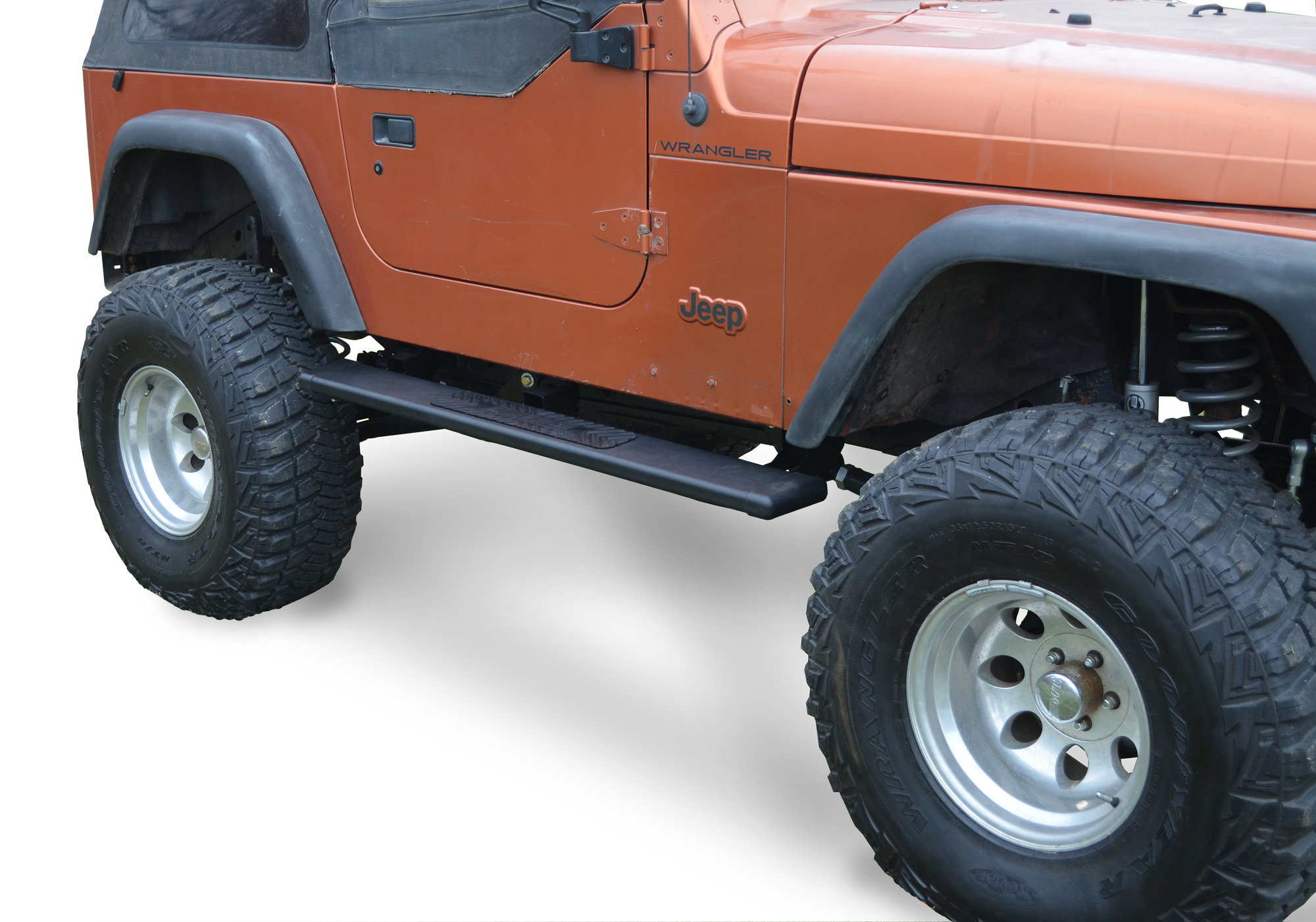 Owens Products Fusion Running Boards for 97-06 Jeep Wrangler TJ | Quadratec