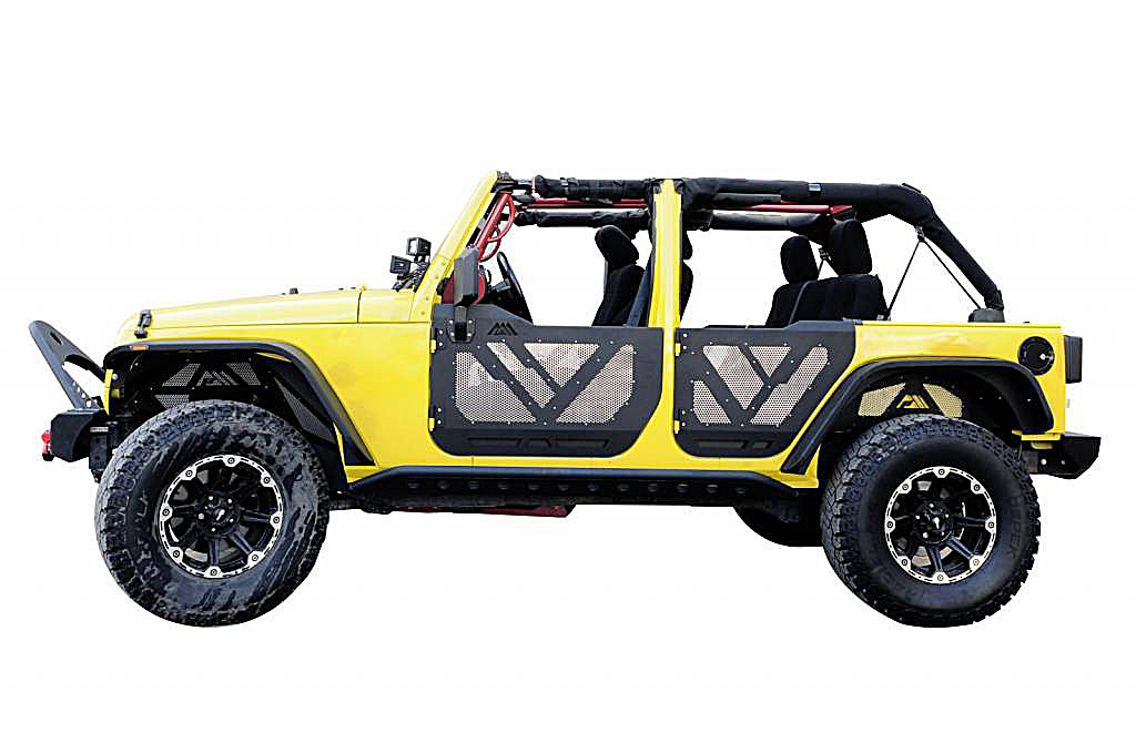 Paramount Automotive Recon Half Doors for 07-18 Jeep Wrangler JK | Quadratec