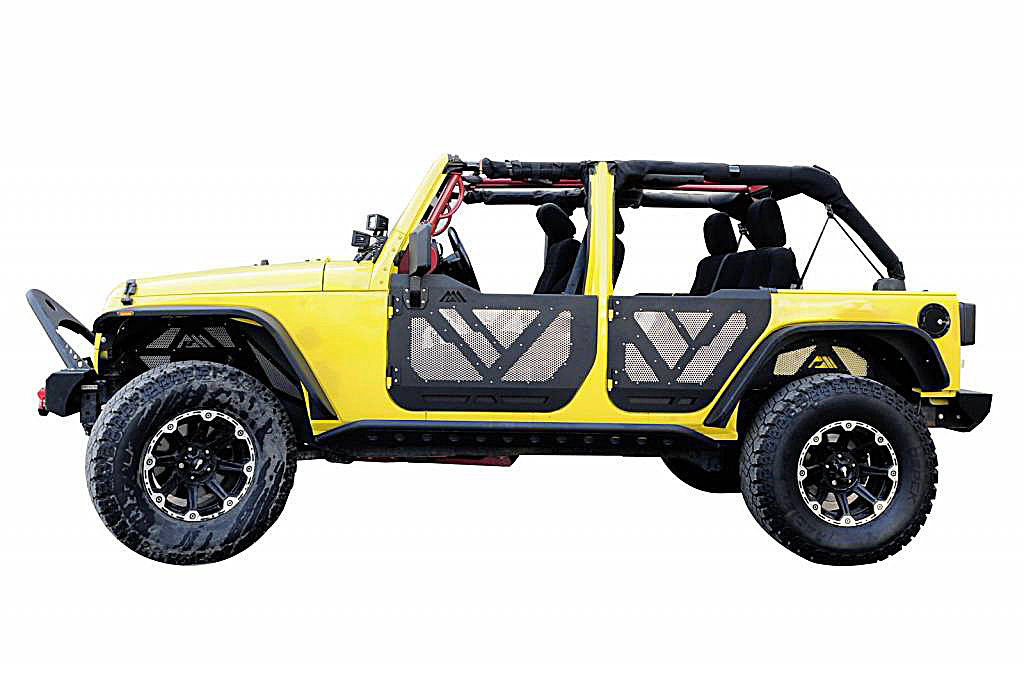 Paramount Automotive Recon Half Doors for 0718 Jeep Wrangler JK