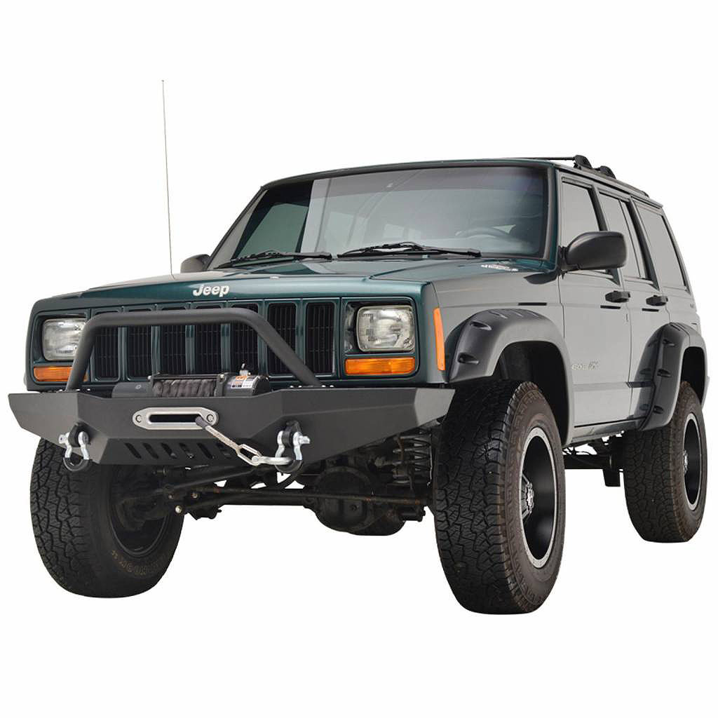 Paramount Automotive 51-0902 Front Bumper for 84-01 Jeep Cherokee XJ |  Quadratec