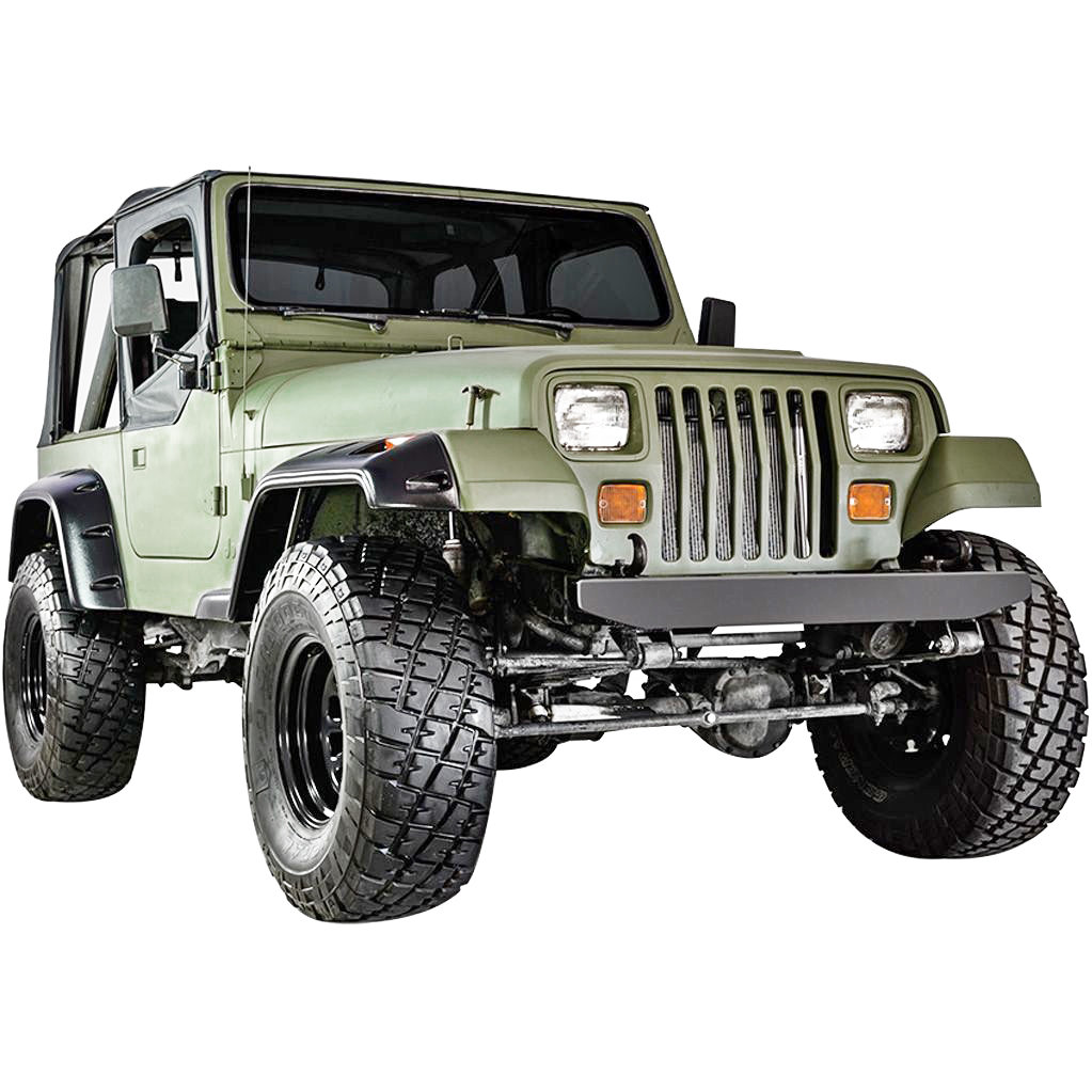 Crown Automotive 5AHK6 Fender Flare Kit For Jeep Wrangler YJ 1987-1995 - USA Made