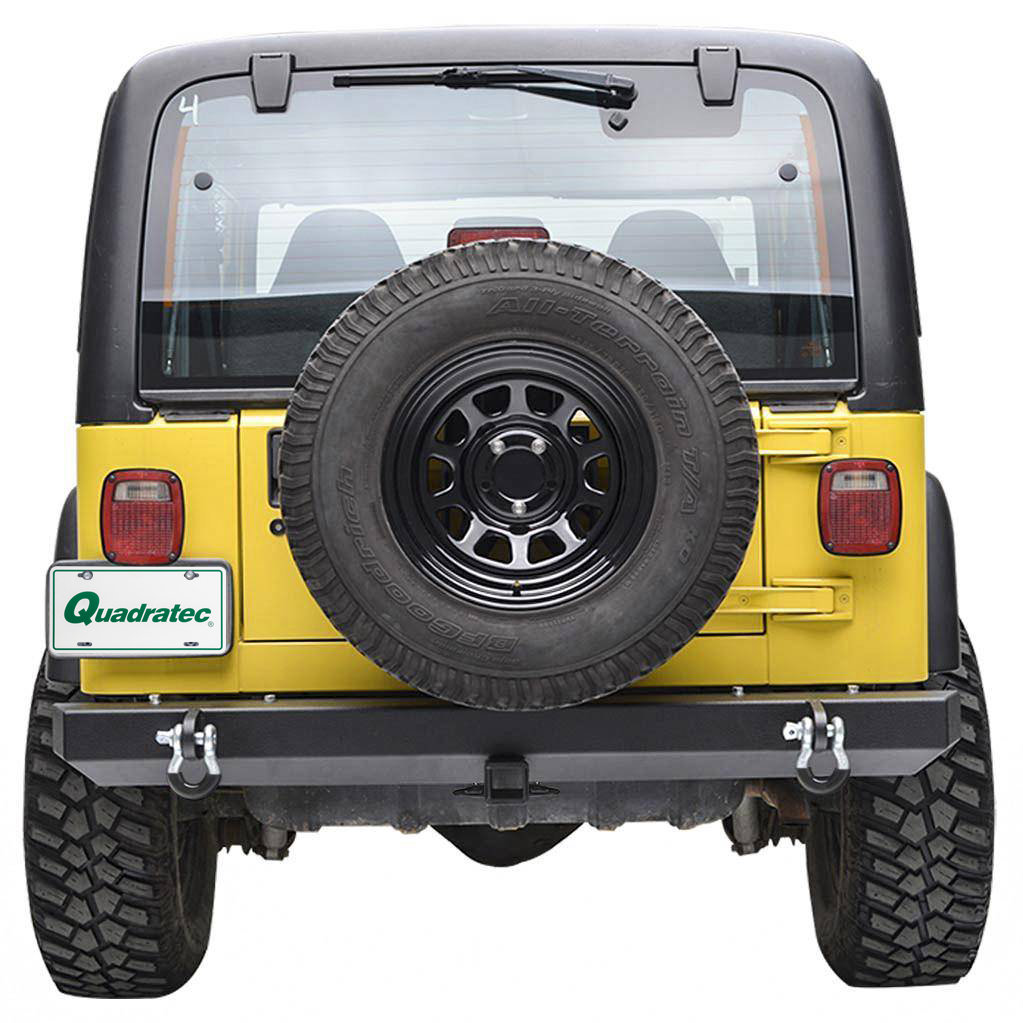 Paramount Automotive 51-0008 Body Width Classic Rear Bumper for 87-06 Jeep Wrangler YJ & TJ | Quadratec Paramount Automotive 51-0008 Body Width Classic Rear Bumper for 87-06 Jeep Wrangler YJ & TJ | Quadratec