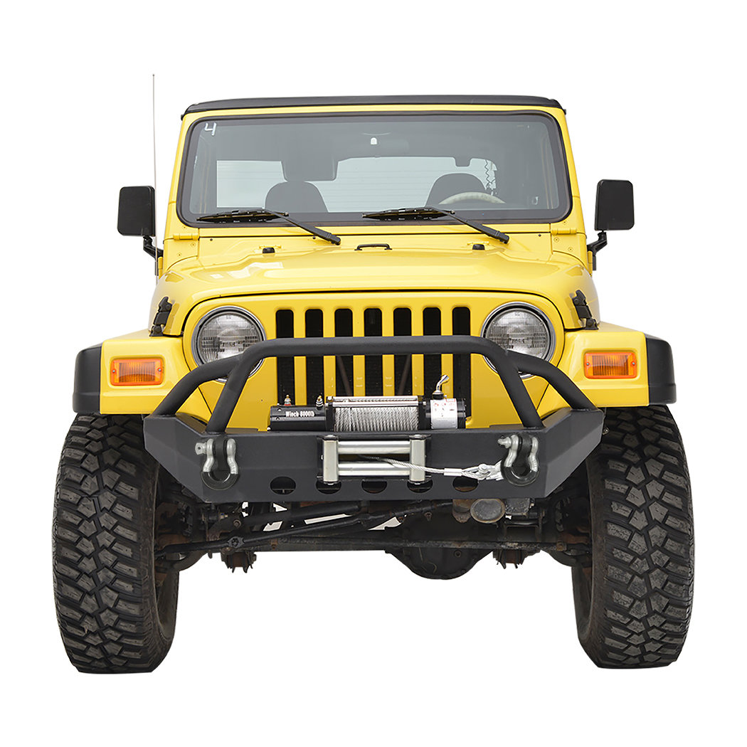 Paramount Automotive 51-0037 Front Bumper for 87-06 Jeep Wrangler YJ & TJ |  Quadratec