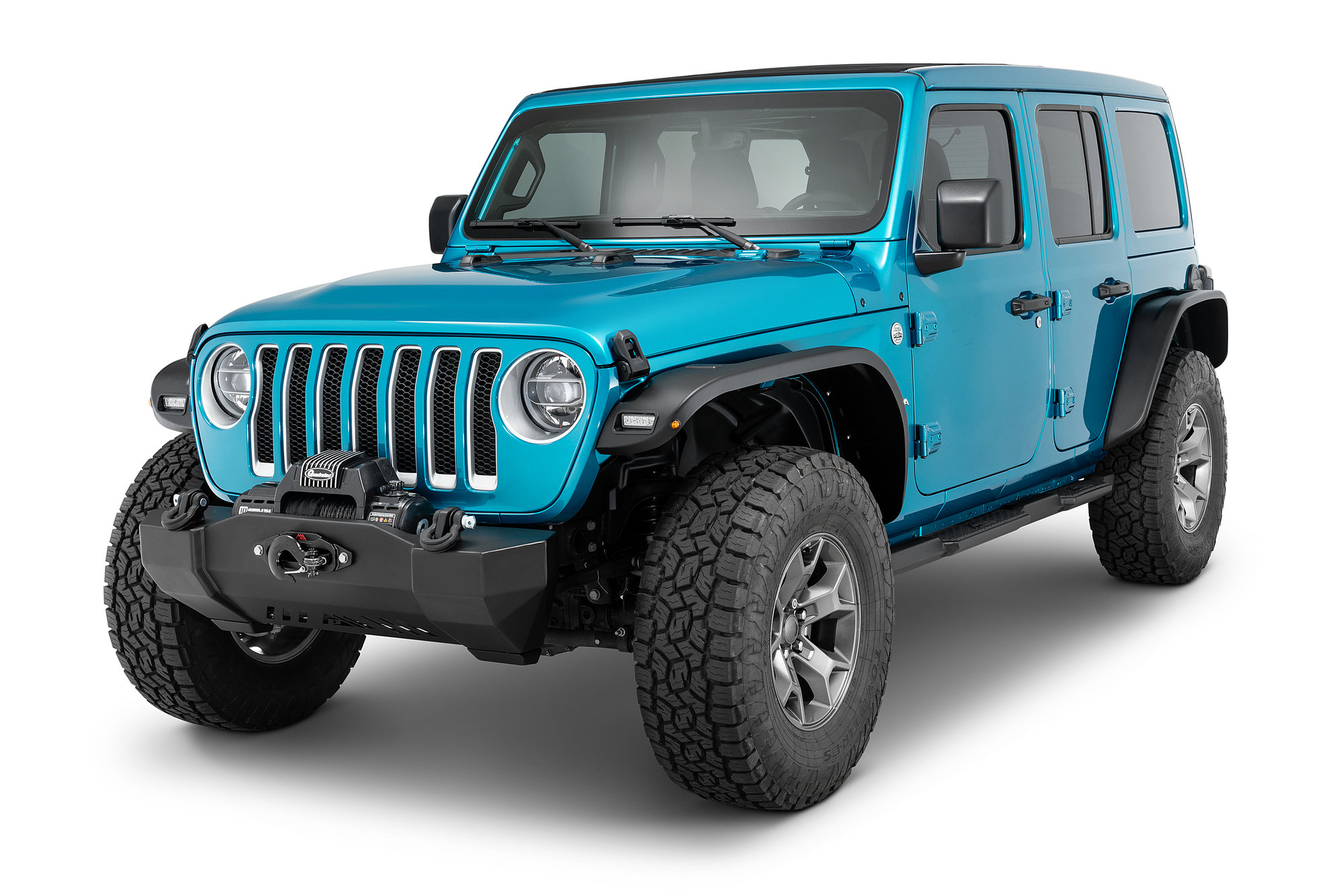 Paramount Automotive Hydro Series Fender Flares for 18 23 Jeep Wrangler JL Gladiator JT