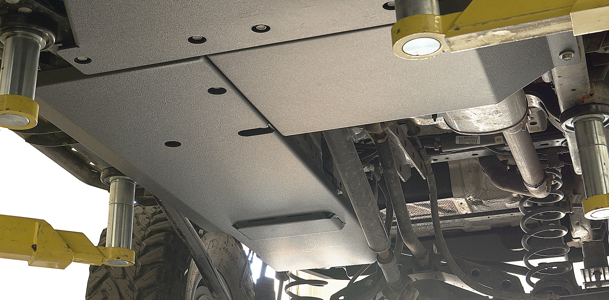 Paramount Automotive 8125701B Transfer Skid Plate and Gas Tank Skid