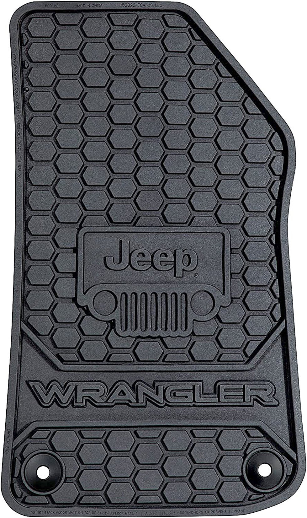 Plasticolor 001805R01 Front Jeep Logo Floor Mats for 1823 Jeep