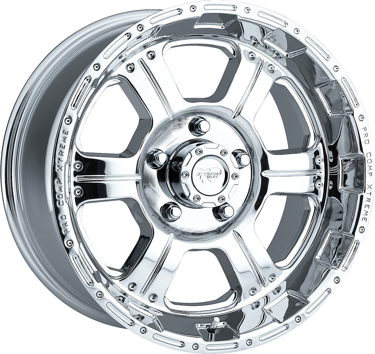 Pro Comp 1089-7973 Series 89 Wheel in Polished for 07-19 Jeep Wrangler JK,  JL and 99-19 Grand Cherokee WJ, WK, & WK2 | Quadratec