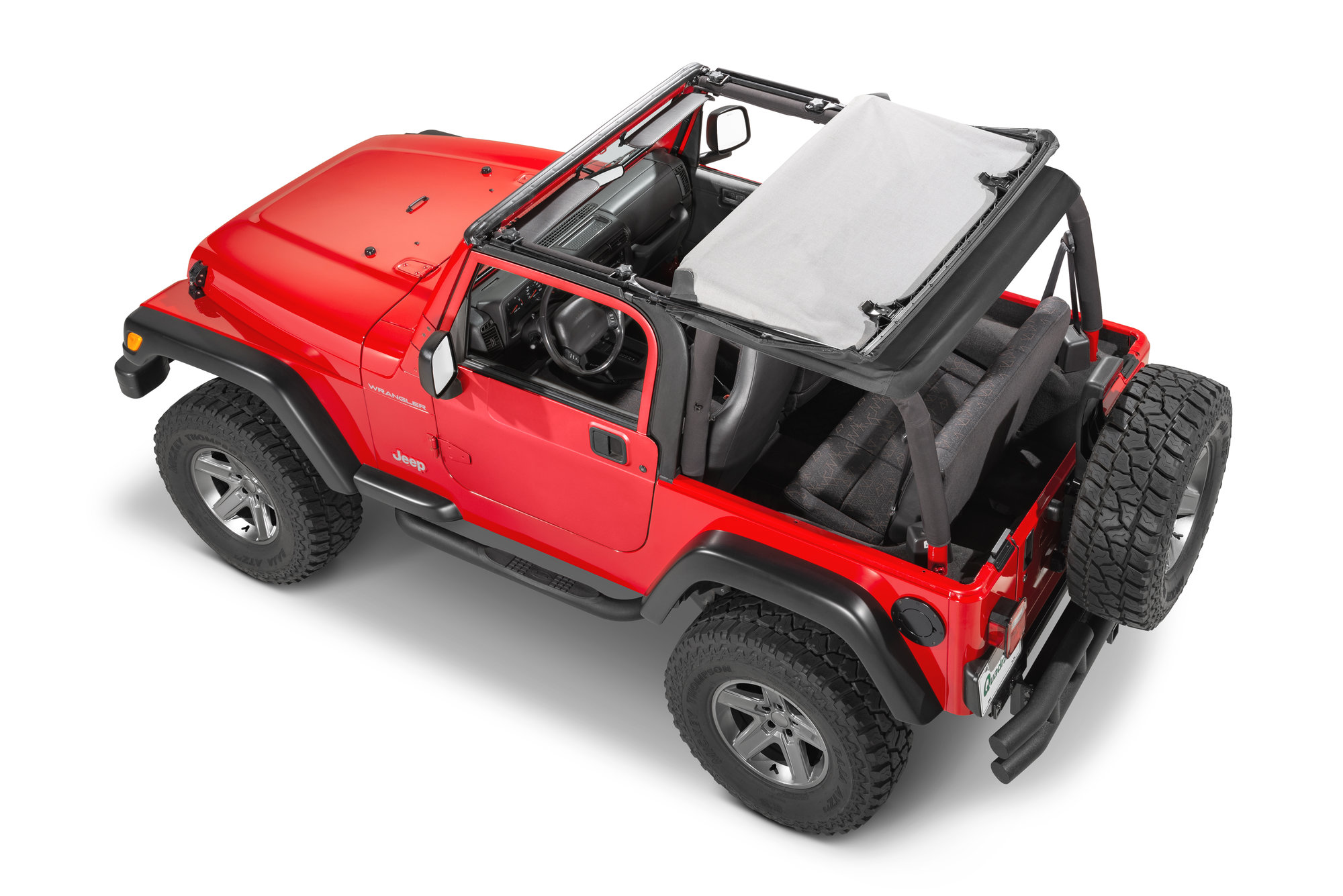 QuadraTop Adventure Top Fastback Conversion Soft Top for 97-06 Jeep  Wrangler TJ | Quadratec