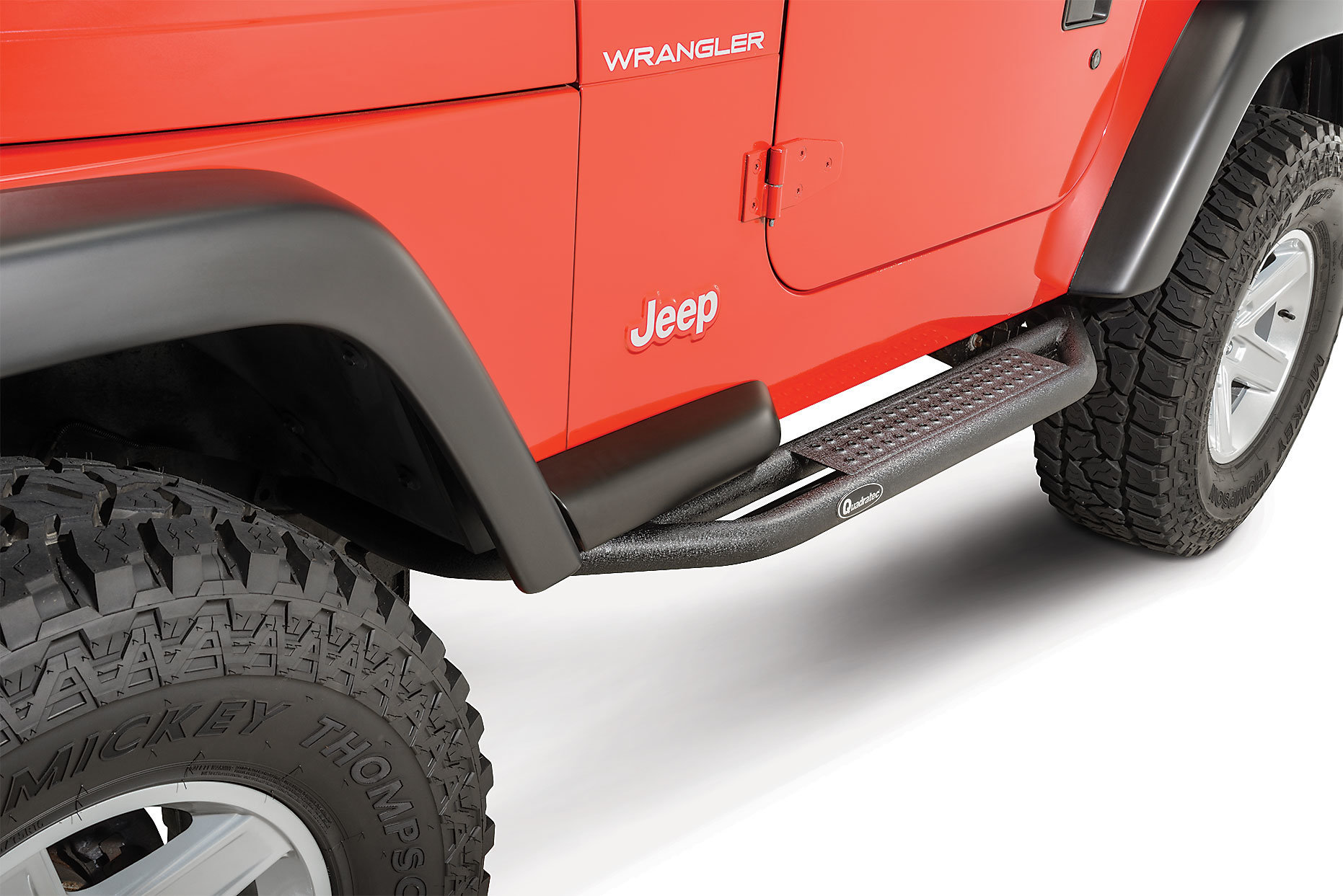 Quadratec QRC Side Armor with Step for 87-06 Jeep Wrangler YJ & TJ |  Quadratec