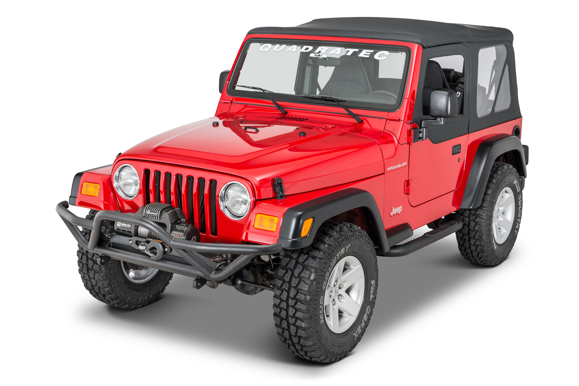 Quadratec QRC Front Bumper for 87-06 Jeep Wrangler YJ, TJ & Unlimited |  Quadratec