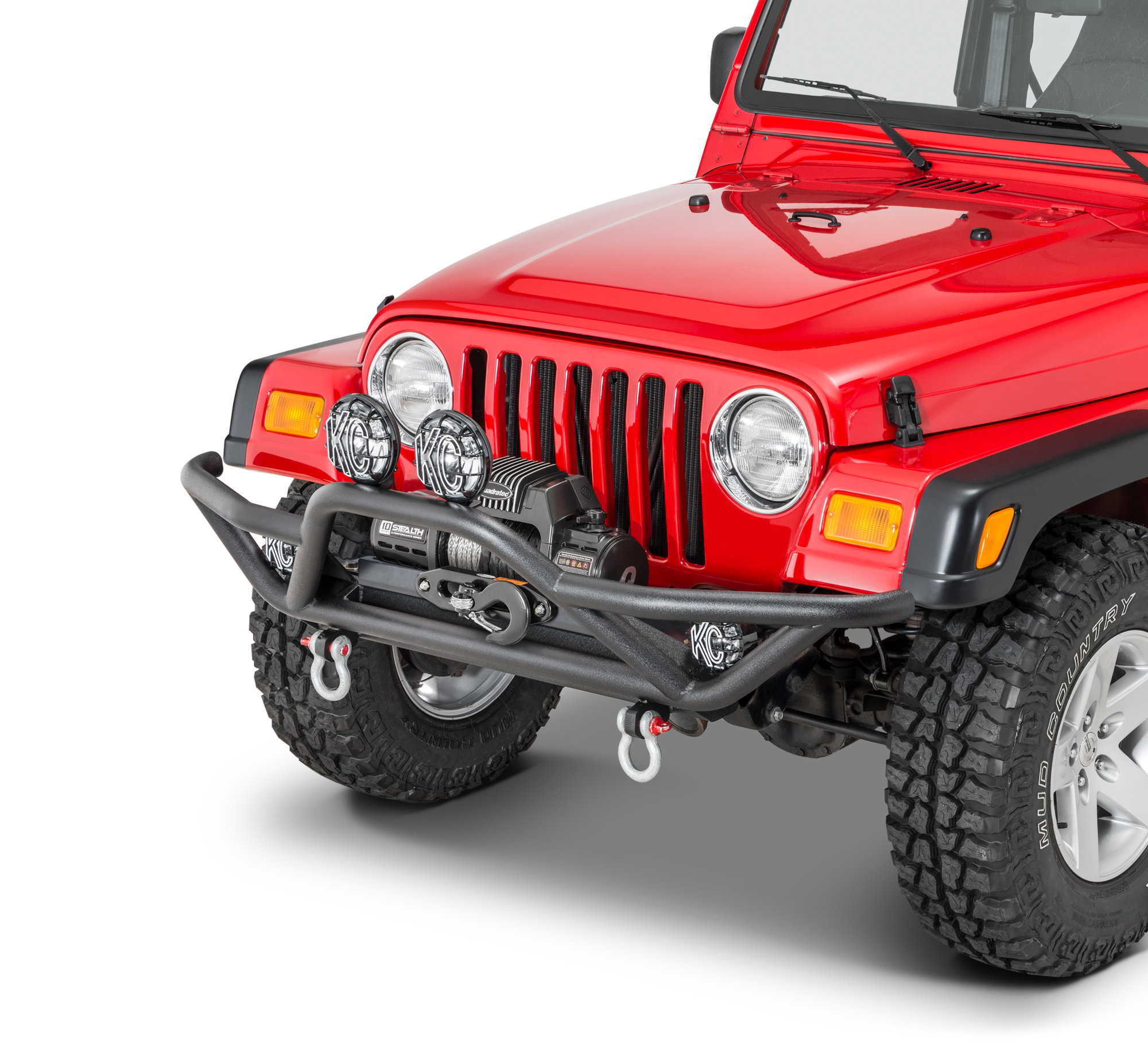 Quadratec QRC Front Bumper for 87-06 Jeep Wrangler YJ, TJ & Unlimited |  Quadratec