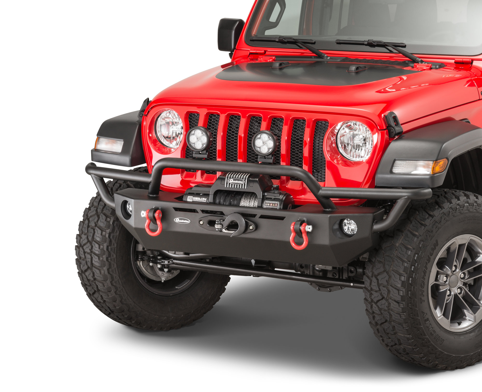 Quadratec QRC Front Winch Ready Bumper for 18-23 Jeep Wrangler JL &  Gladiator JT | Quadratec