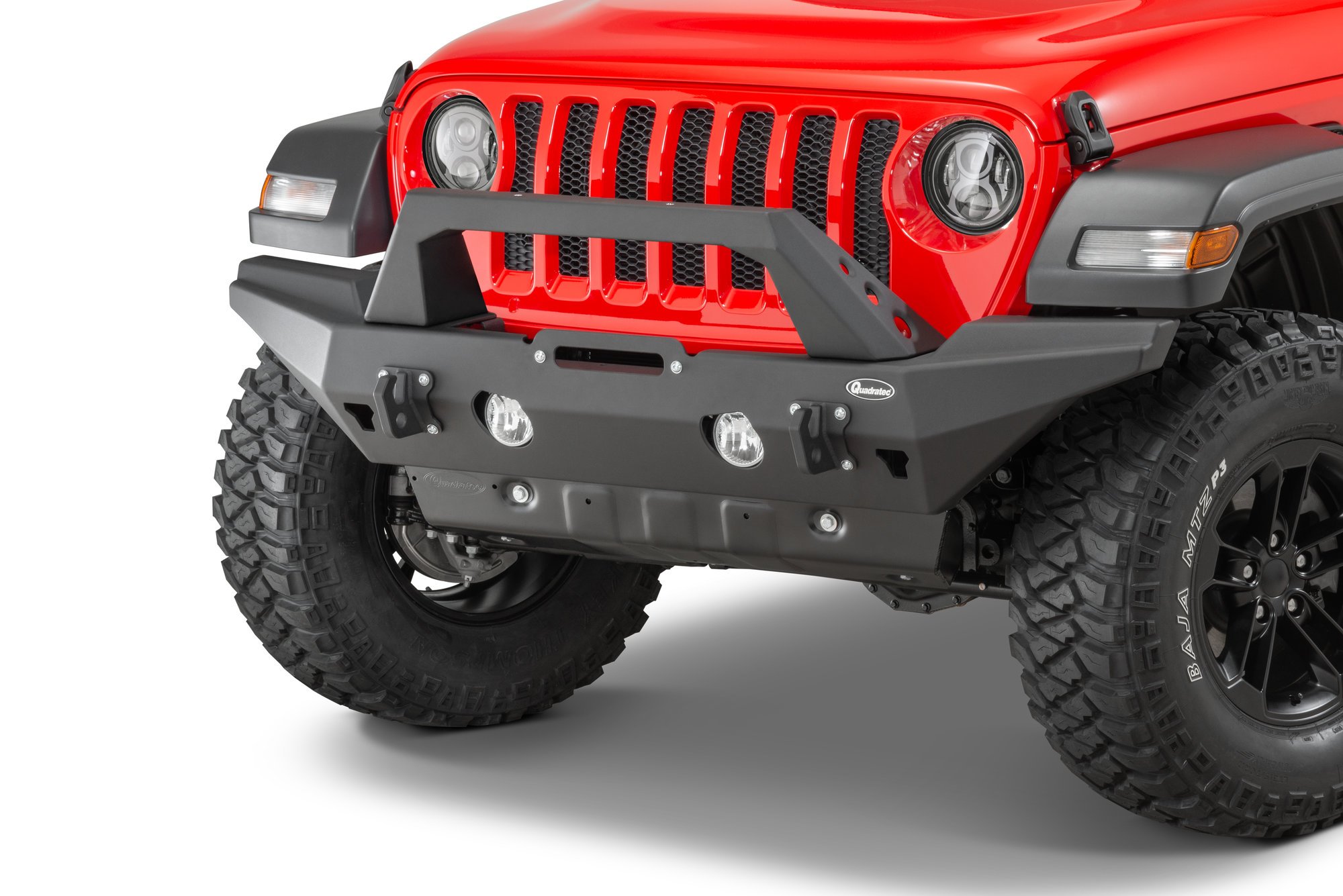 Quadratec Brute Strength™ Winch Bumper for 18-23 Jeep Wrangler JL &  Gladiator JT | Quadratec